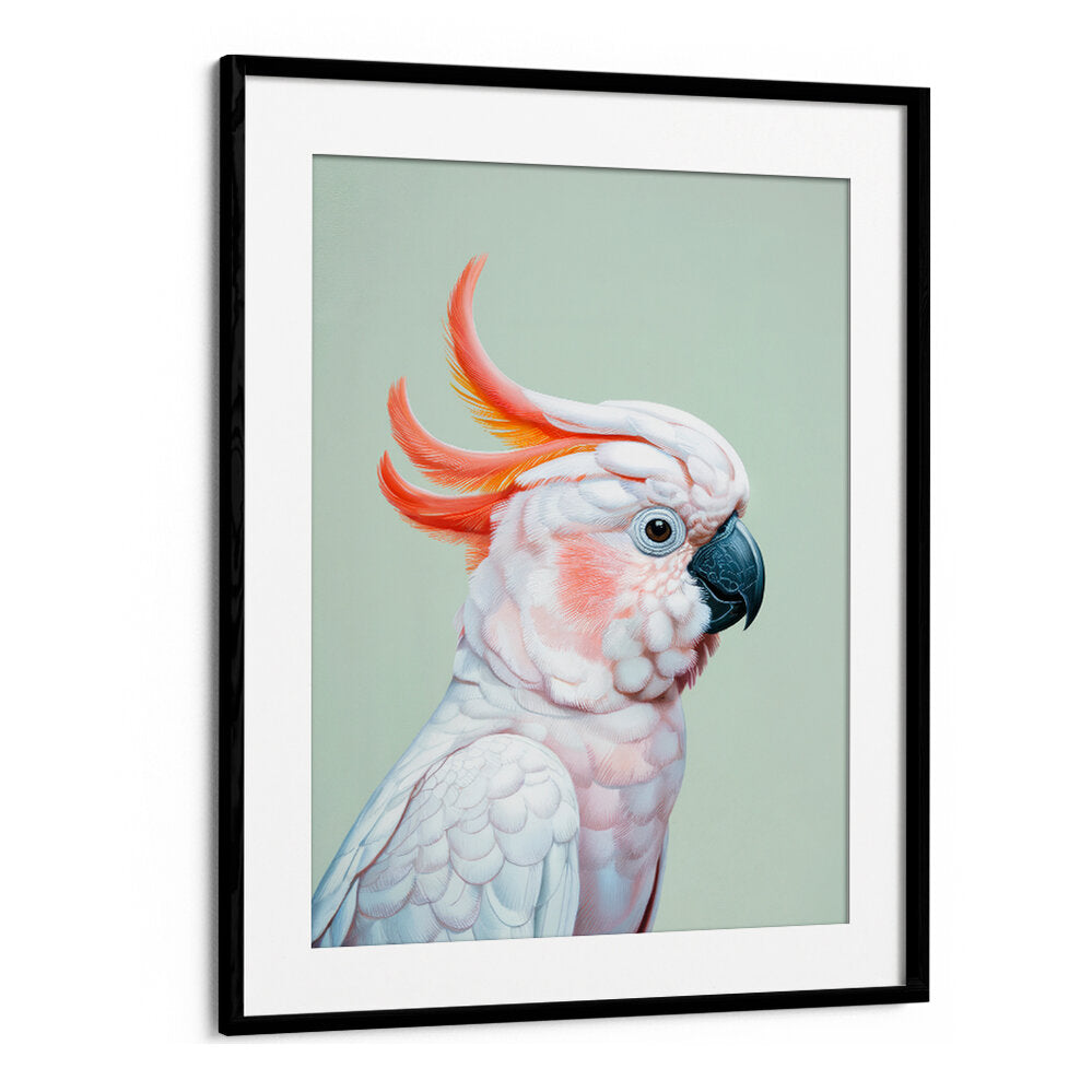 WHITE COCKATOO I , ANIMAL PAINTINGS