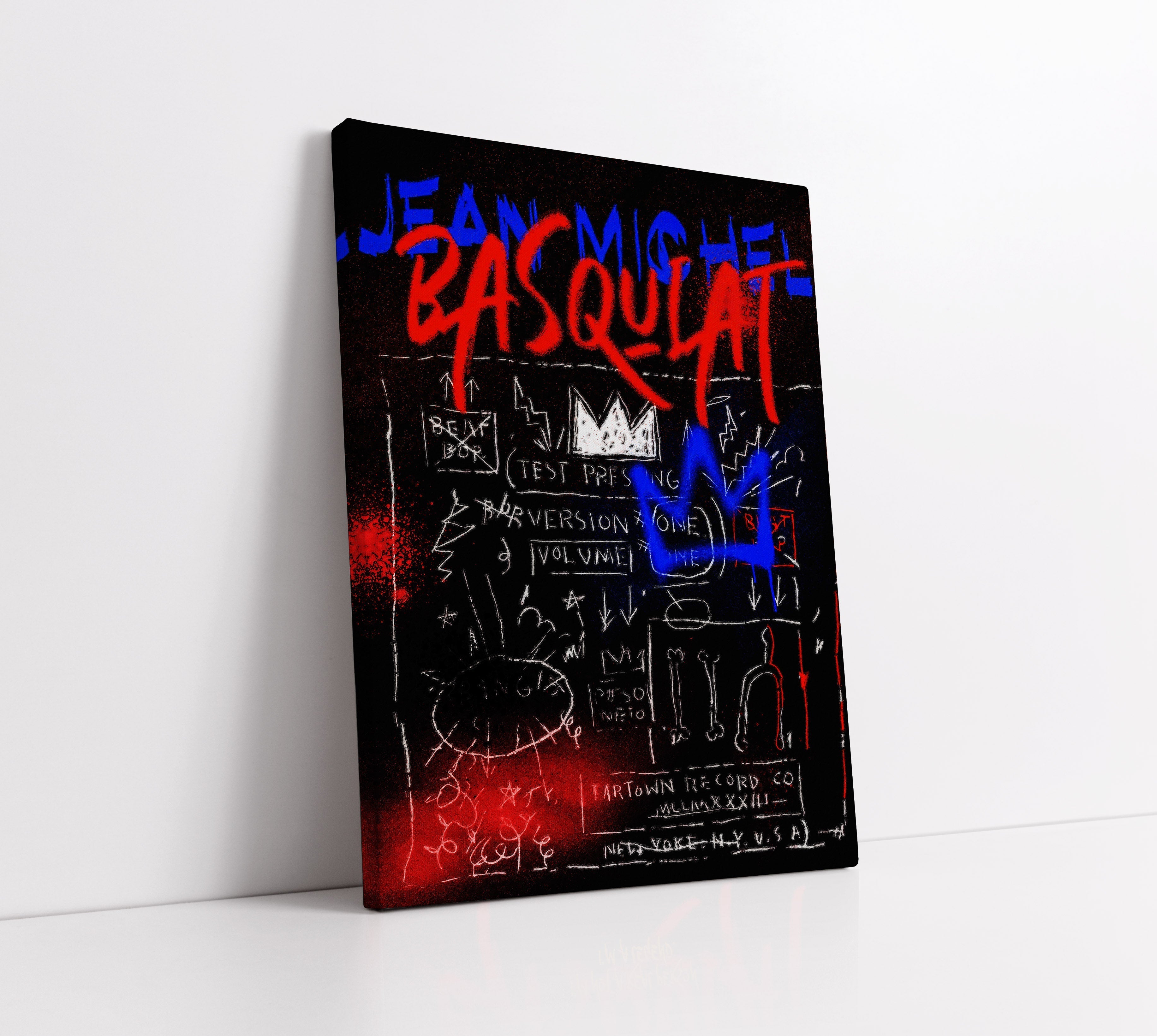 Basquiat Inspired Wall Art Print