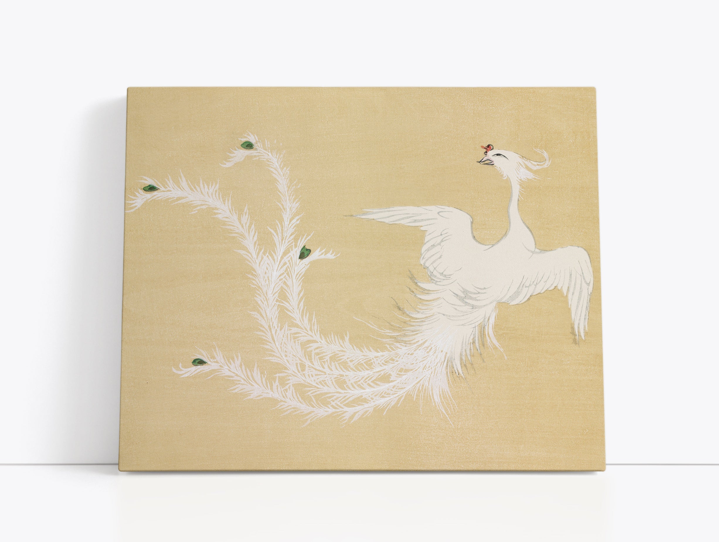 Bird from Momoyogusa – Flowers of a Hundred Generations (1909) by Kamisaka Sekka // Wall Art Print