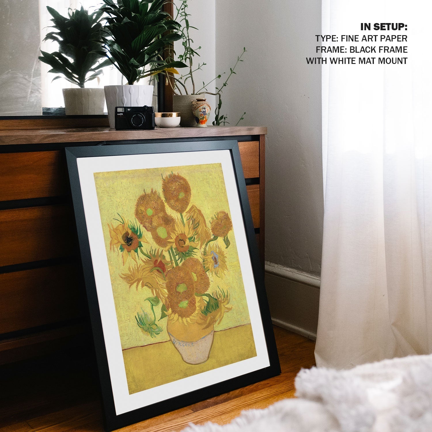 Sunflowers, Vincent Van Gogh Painting