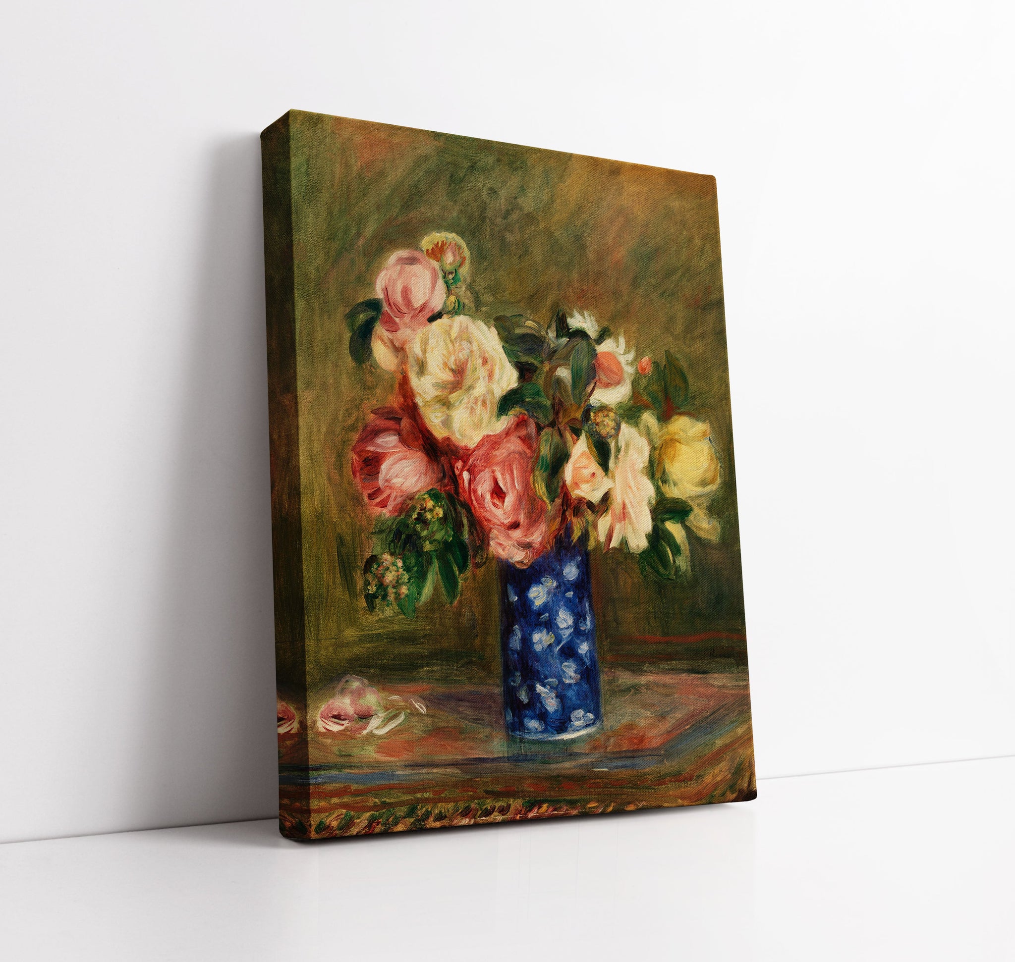 Bouquet of Roses (1882) by Pierre-Auguste Renoir Wall Art Print