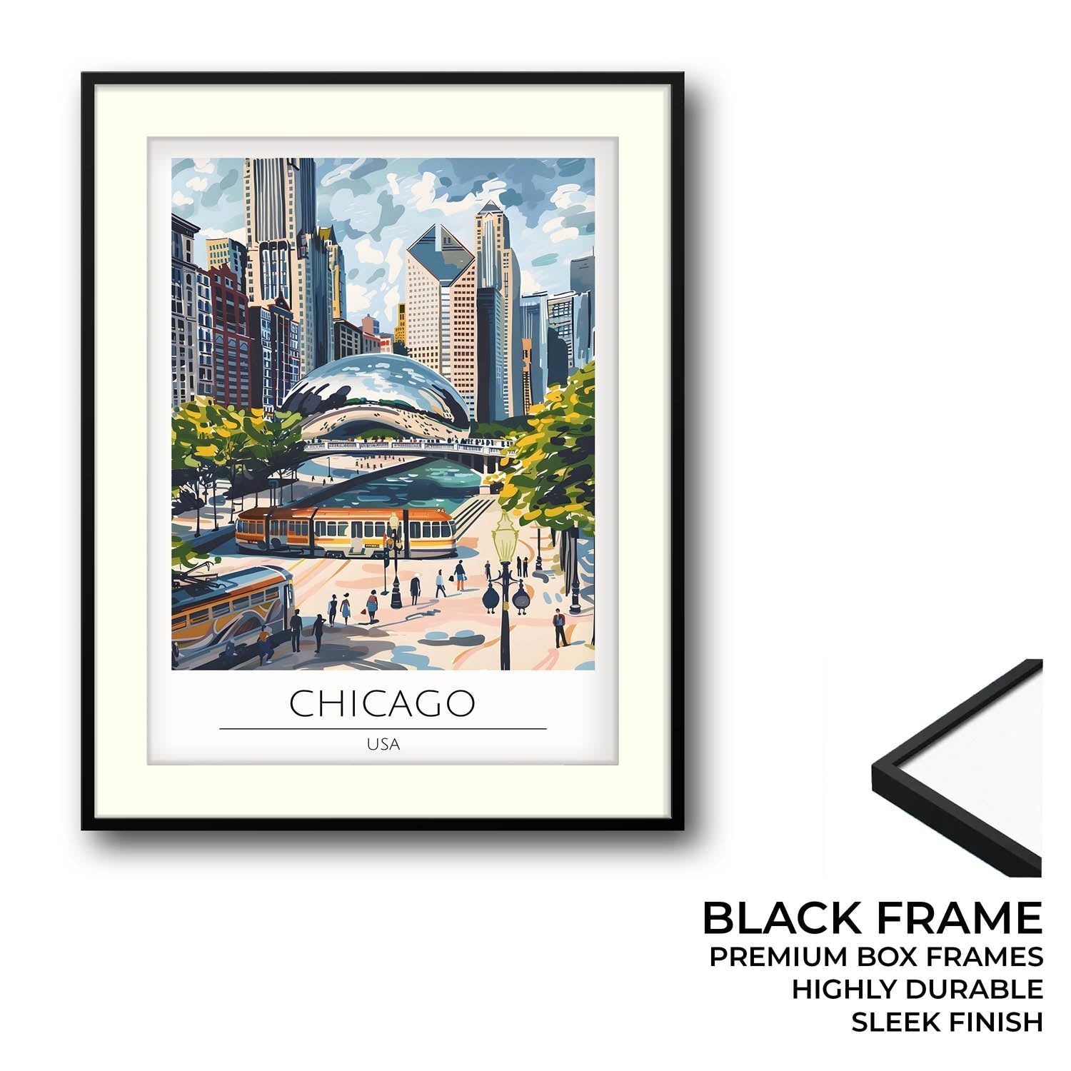 Chicago - Cities Paintings