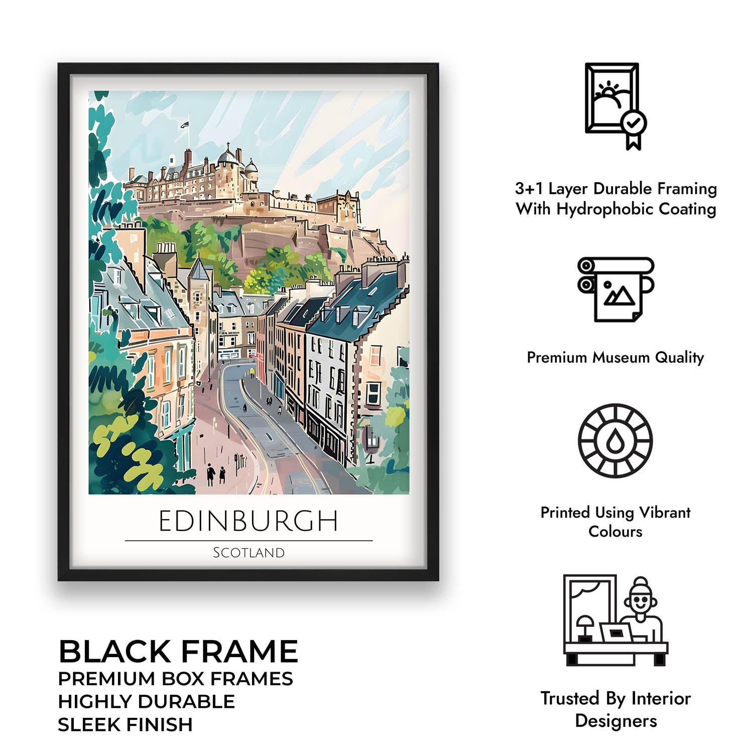 Edinburgh - Cities Paintings