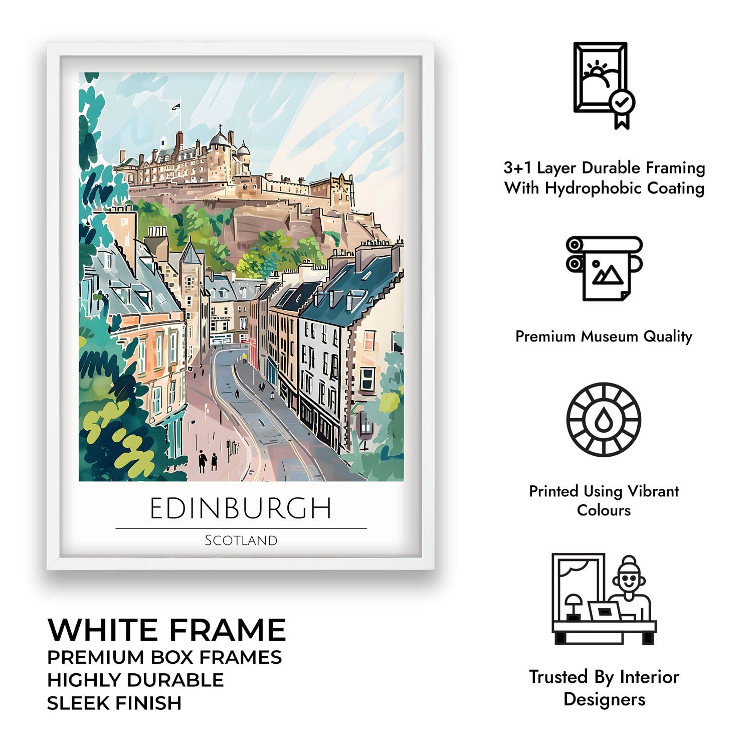 Edinburgh - Cities Paintings