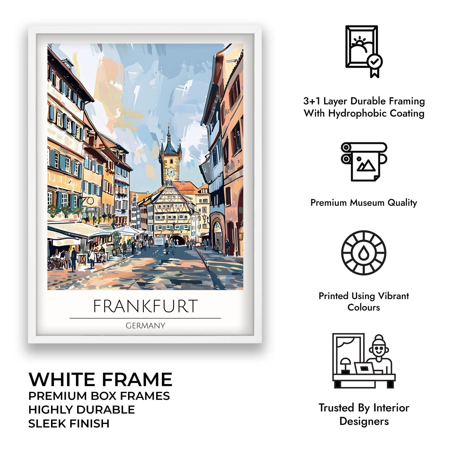 Frankfurt - Cities Paintings