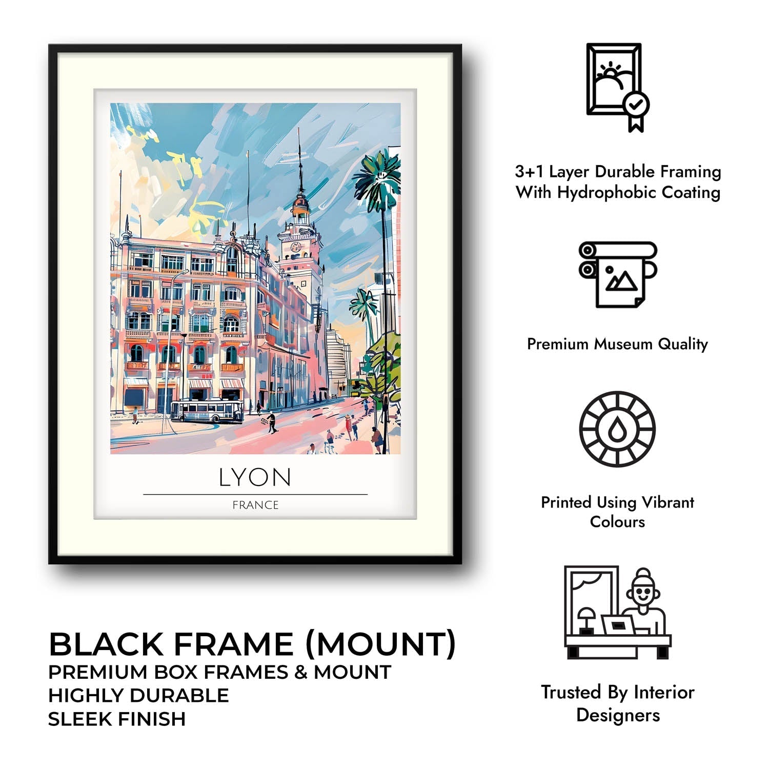 Lyon - Cities Paintings
