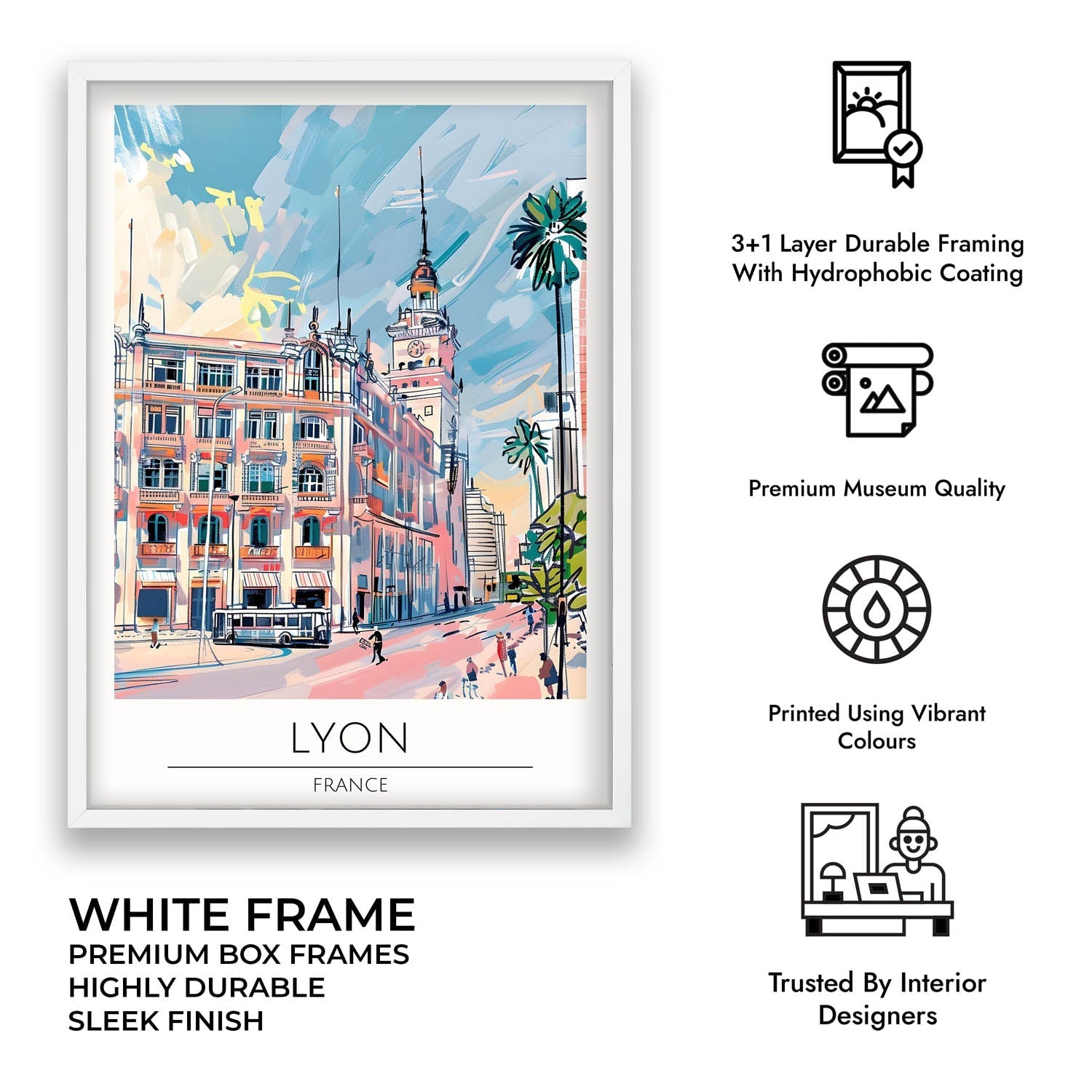 Lyon - Cities Paintings