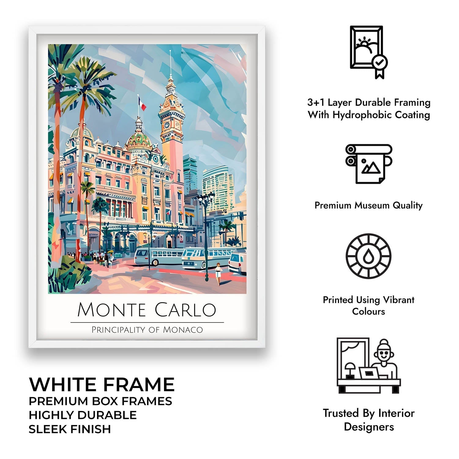 Monte Carlo - Cities Paintings