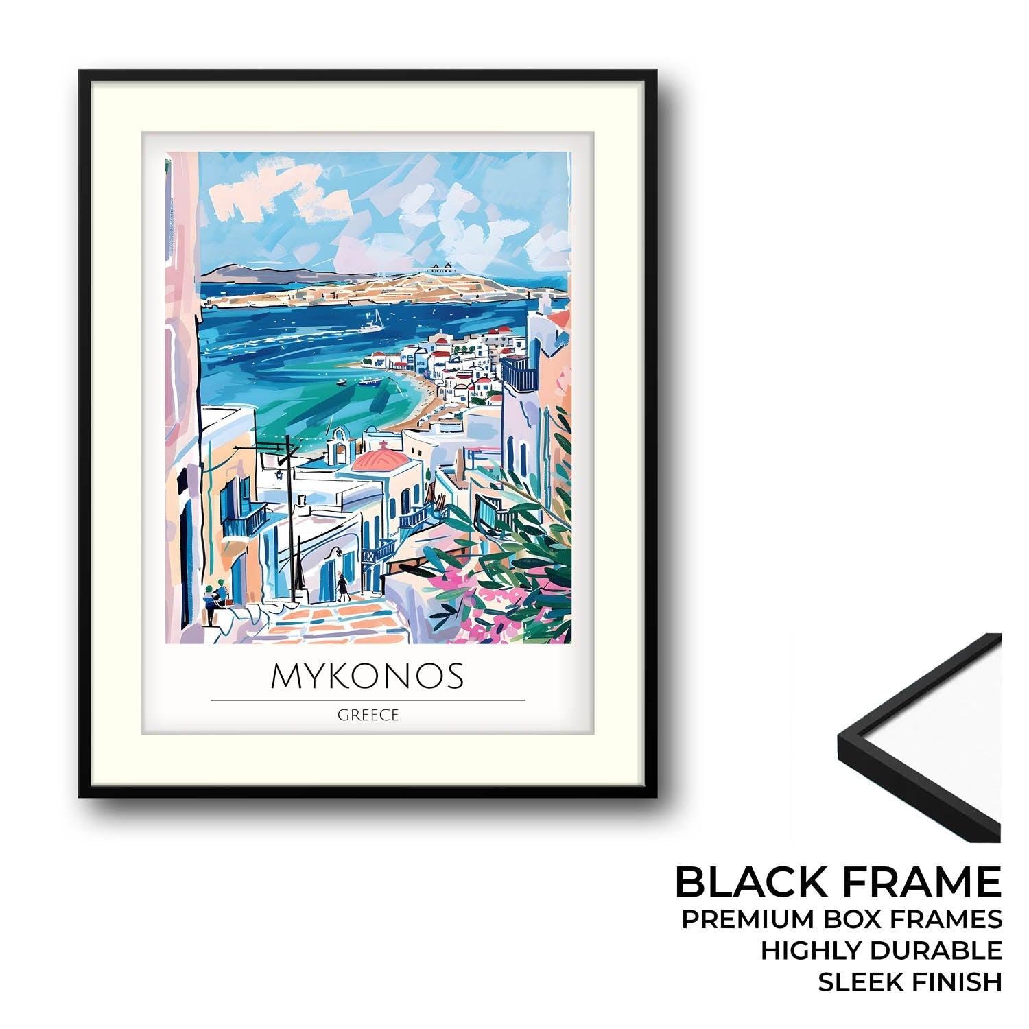 Mykonos | Greece - Cities Paintings