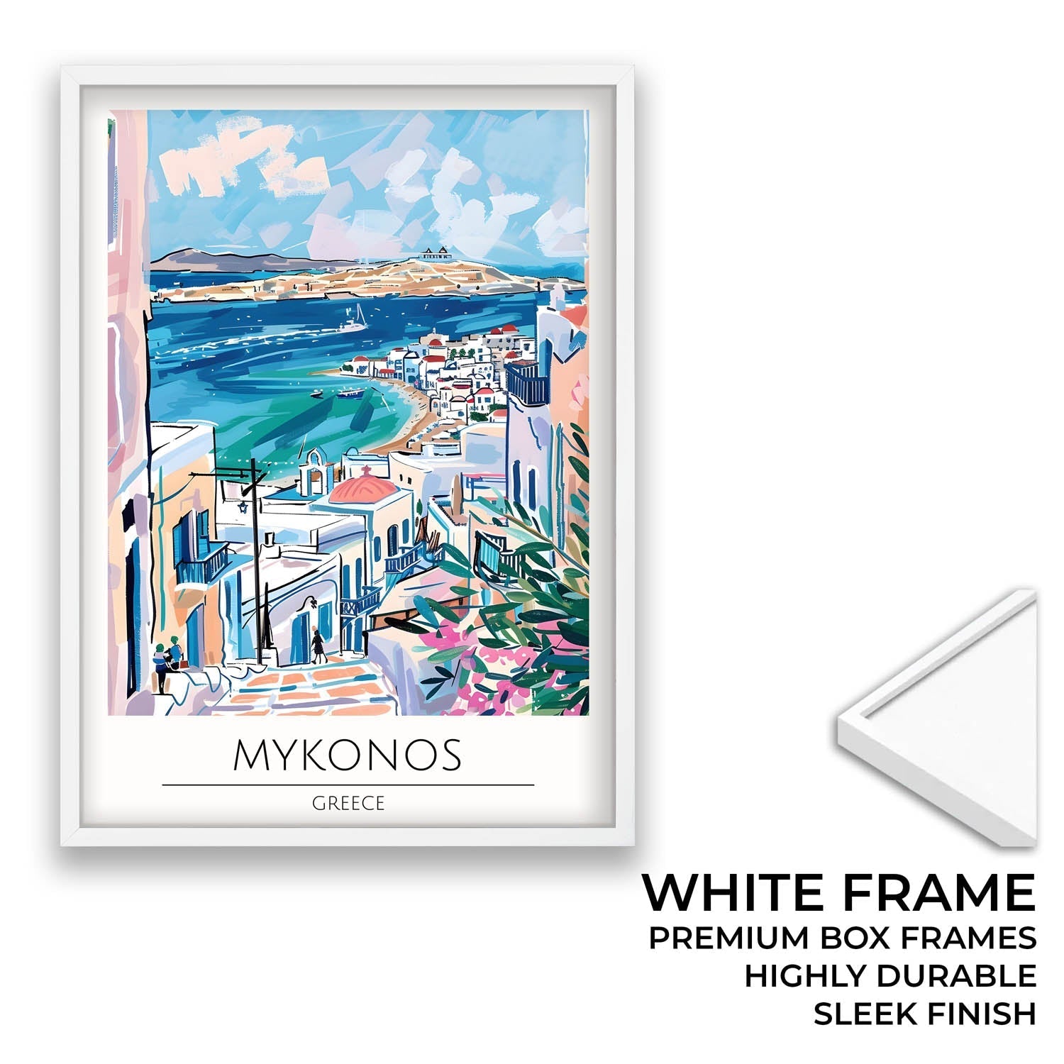 Mykonos | Greece - Cities Paintings
