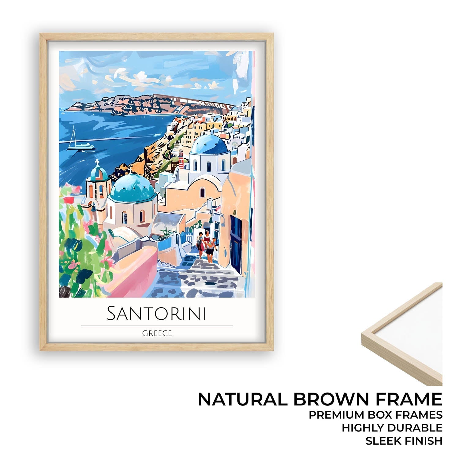 Santorini | Greece - Cities Paintings