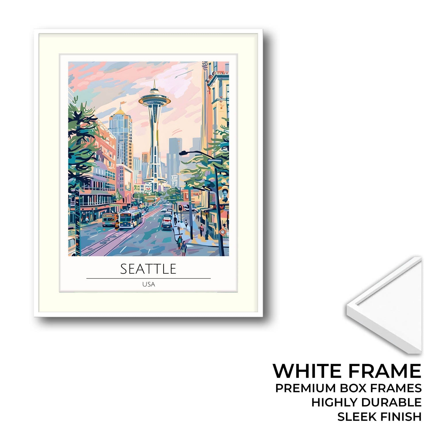 Seattle - Cities Paintings
