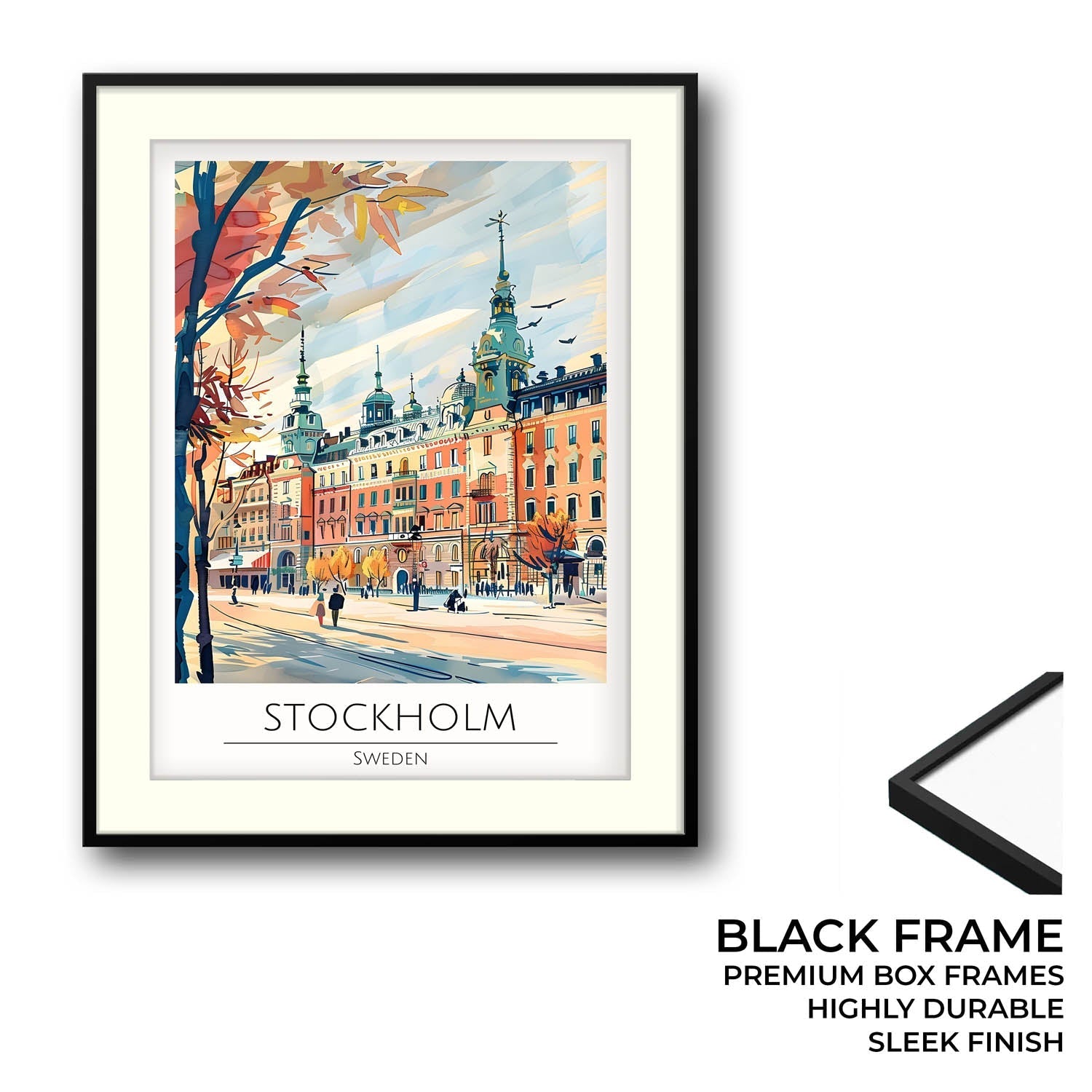 Stockholm - Cities Paintings