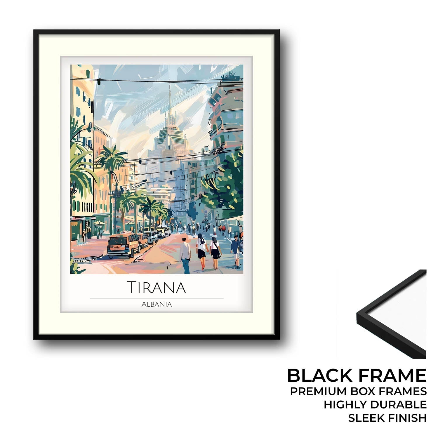Tirana - Cities Paintings