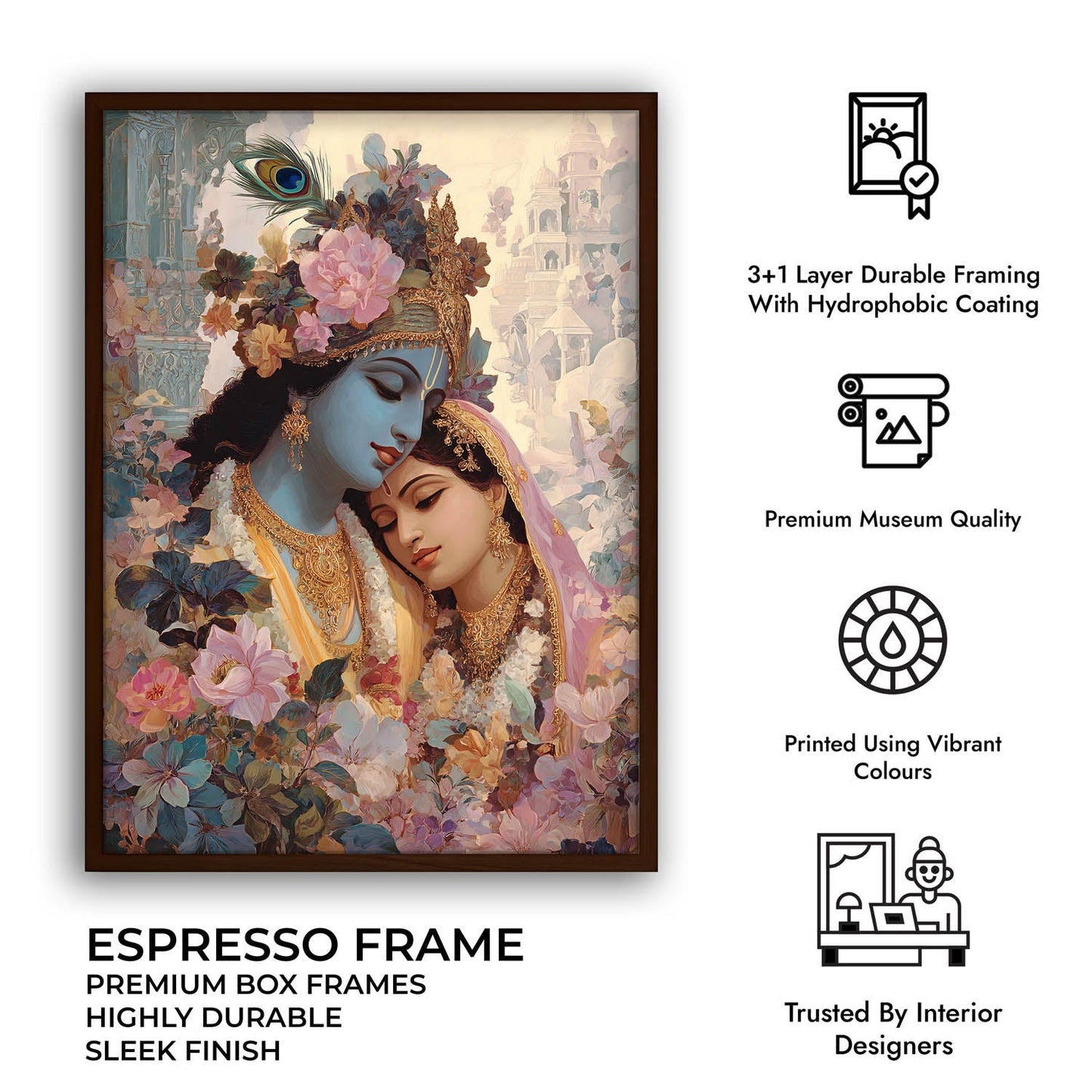Radha Krishna Painting – Vastu Wall Art for Home