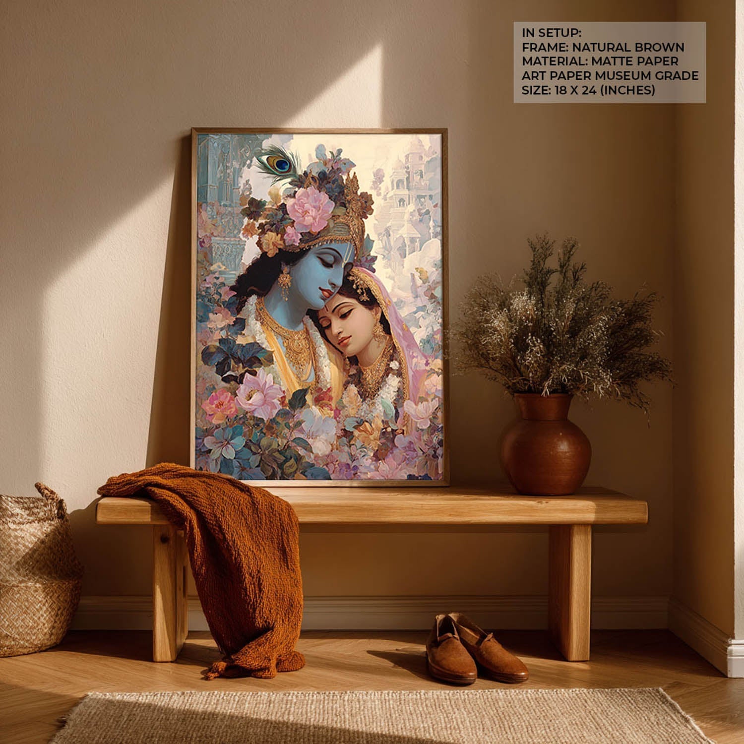 Radha Krishna Painting – Vastu Wall Art for Home