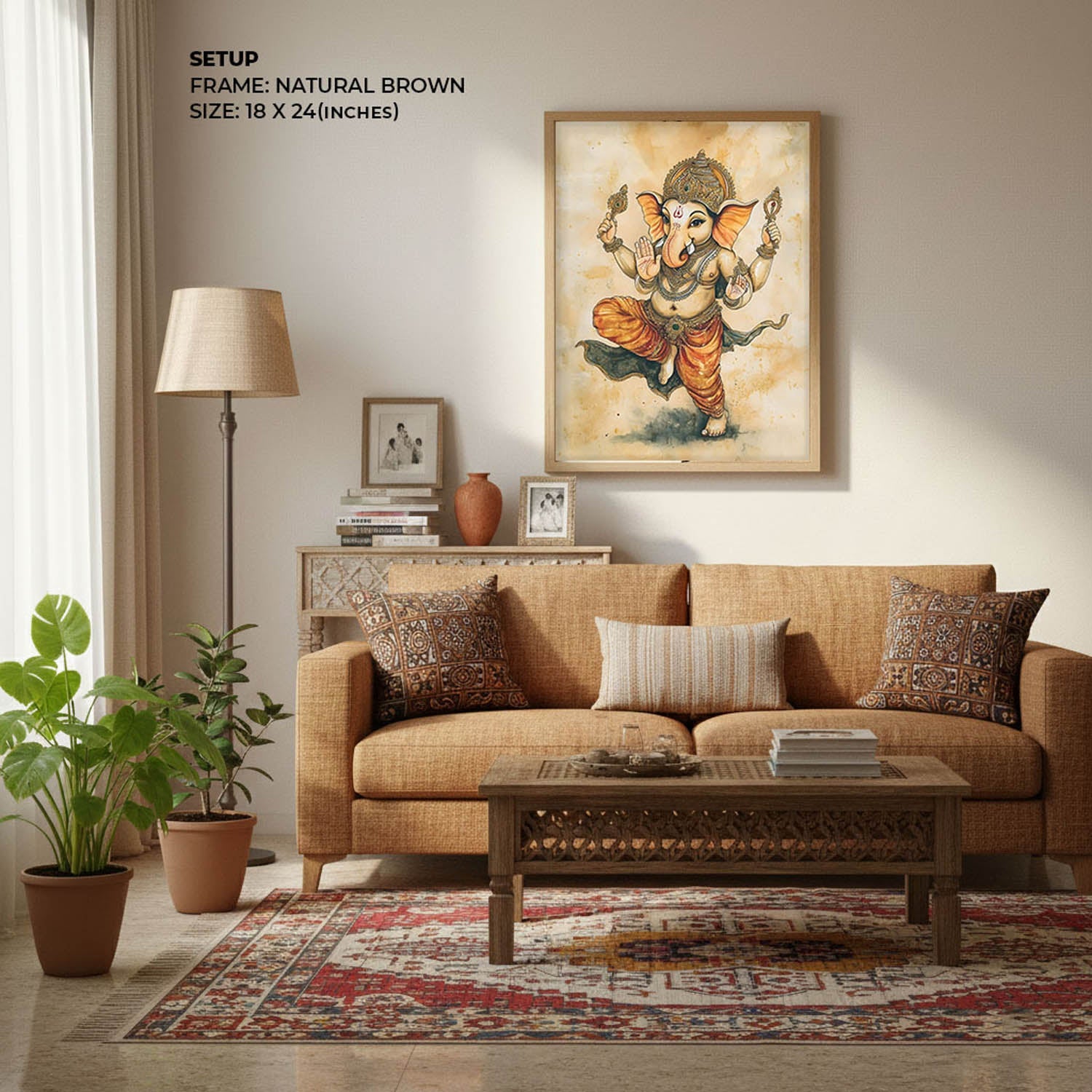 Bal Ganesh Dancing - Vastu Painting