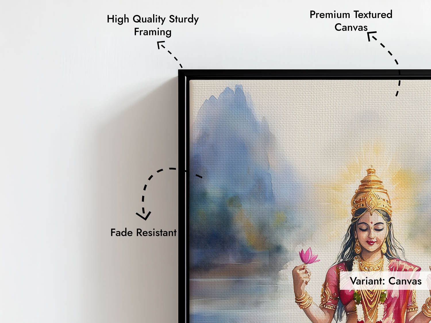 Goddess Lakshmi in Lake - Vastu Painting