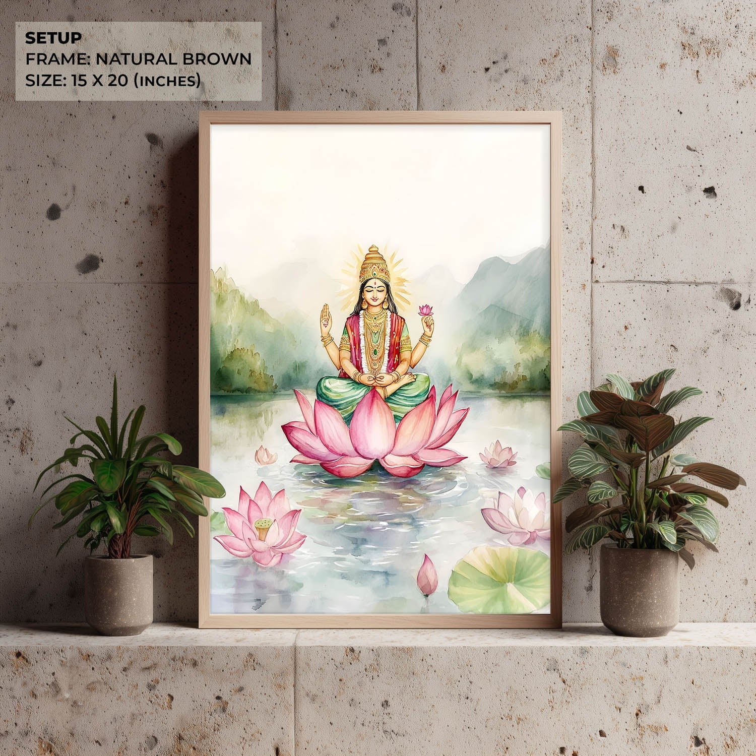 Goddess Laxmi - Vastu Painting