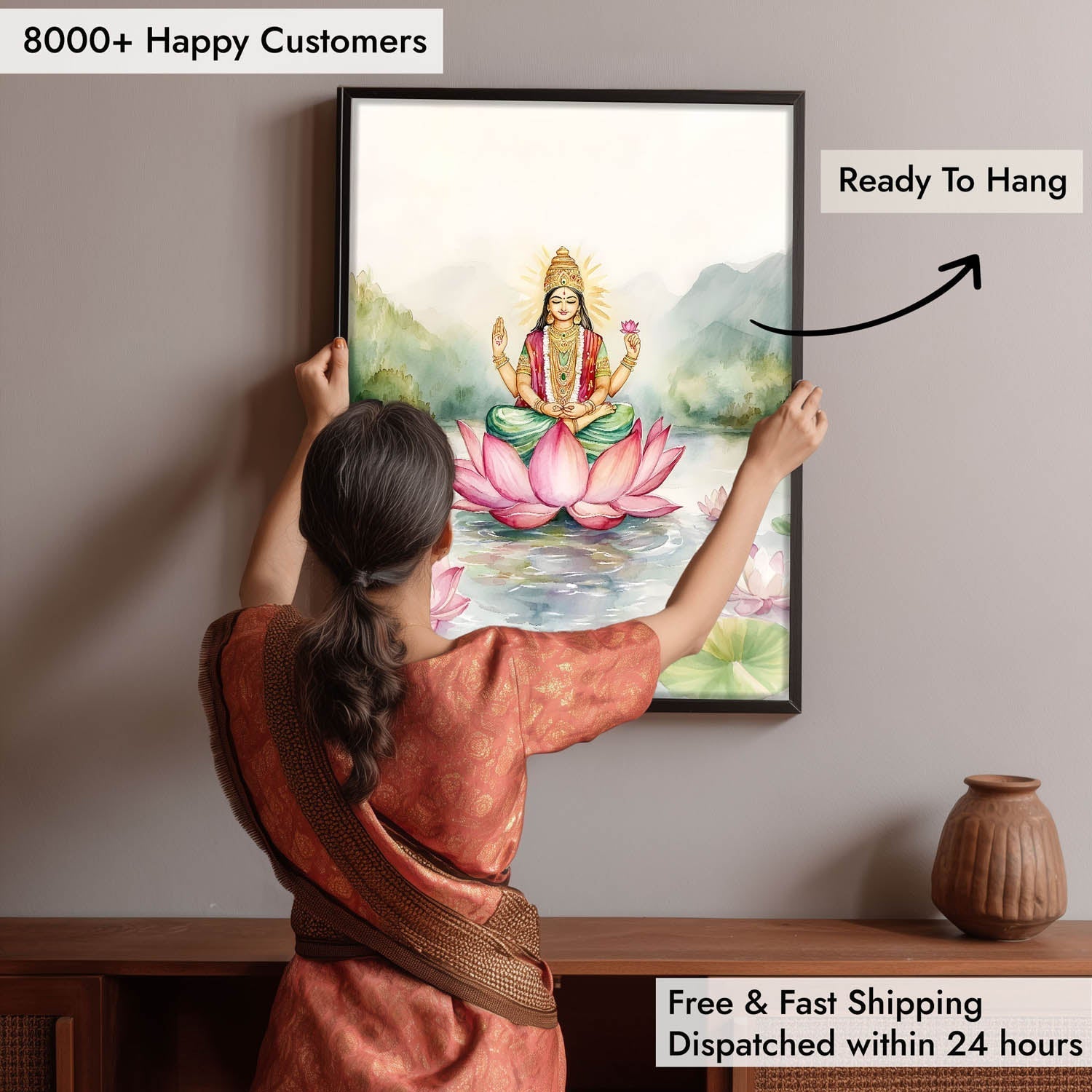 Goddess Laxmi - Vastu Painting