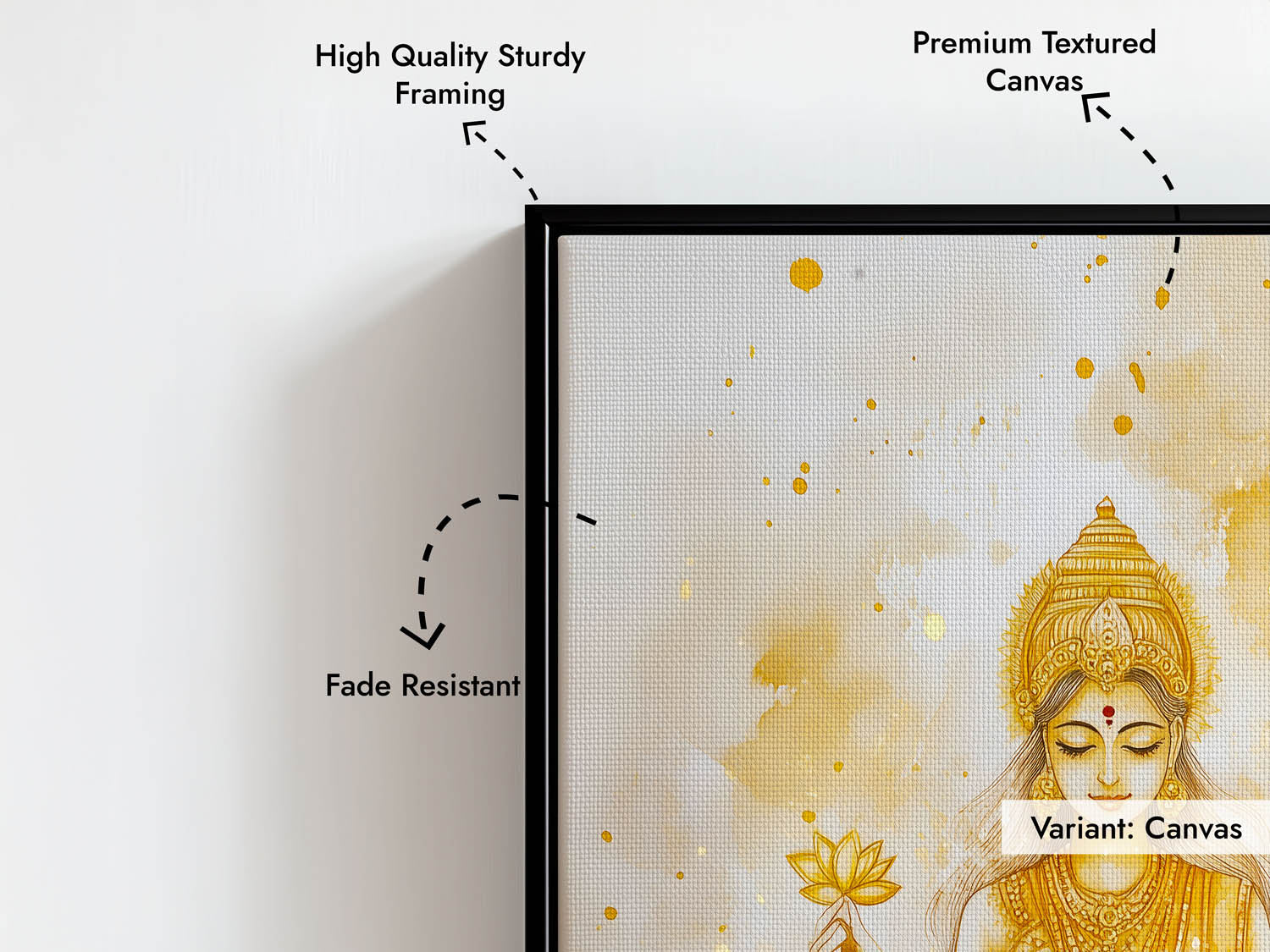 Goddess Laxmi on Lotus - Vastu Painting