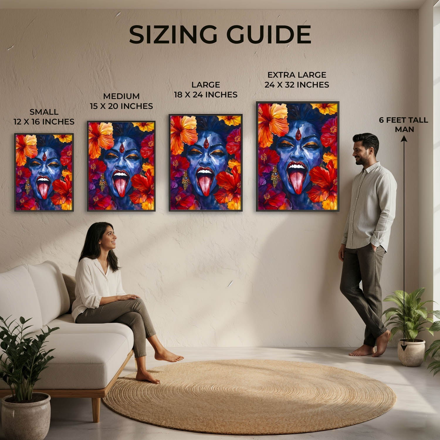 Goddess MahaKali - Vastu Painting