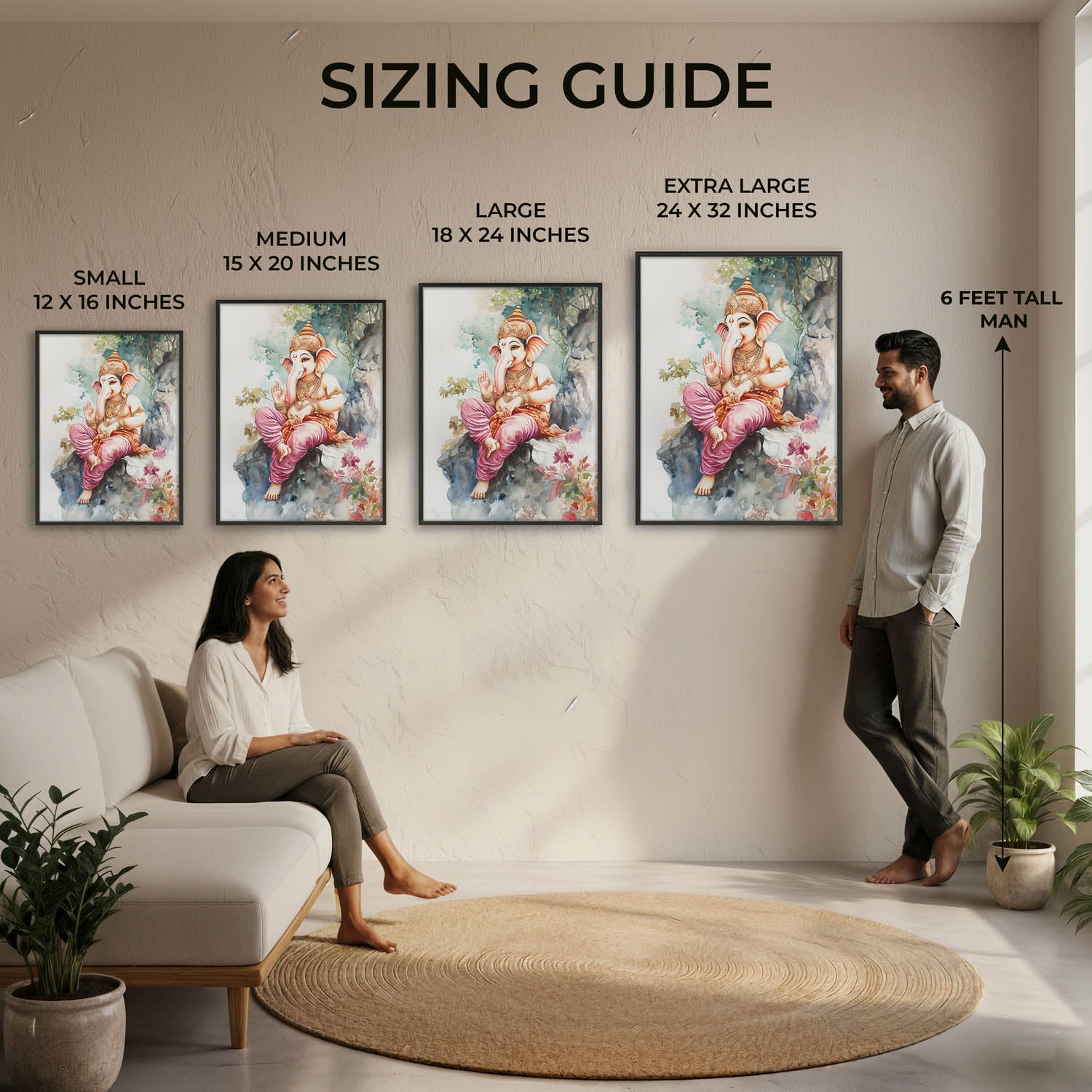 Lord Ganesh Blessing - Vastu Painting