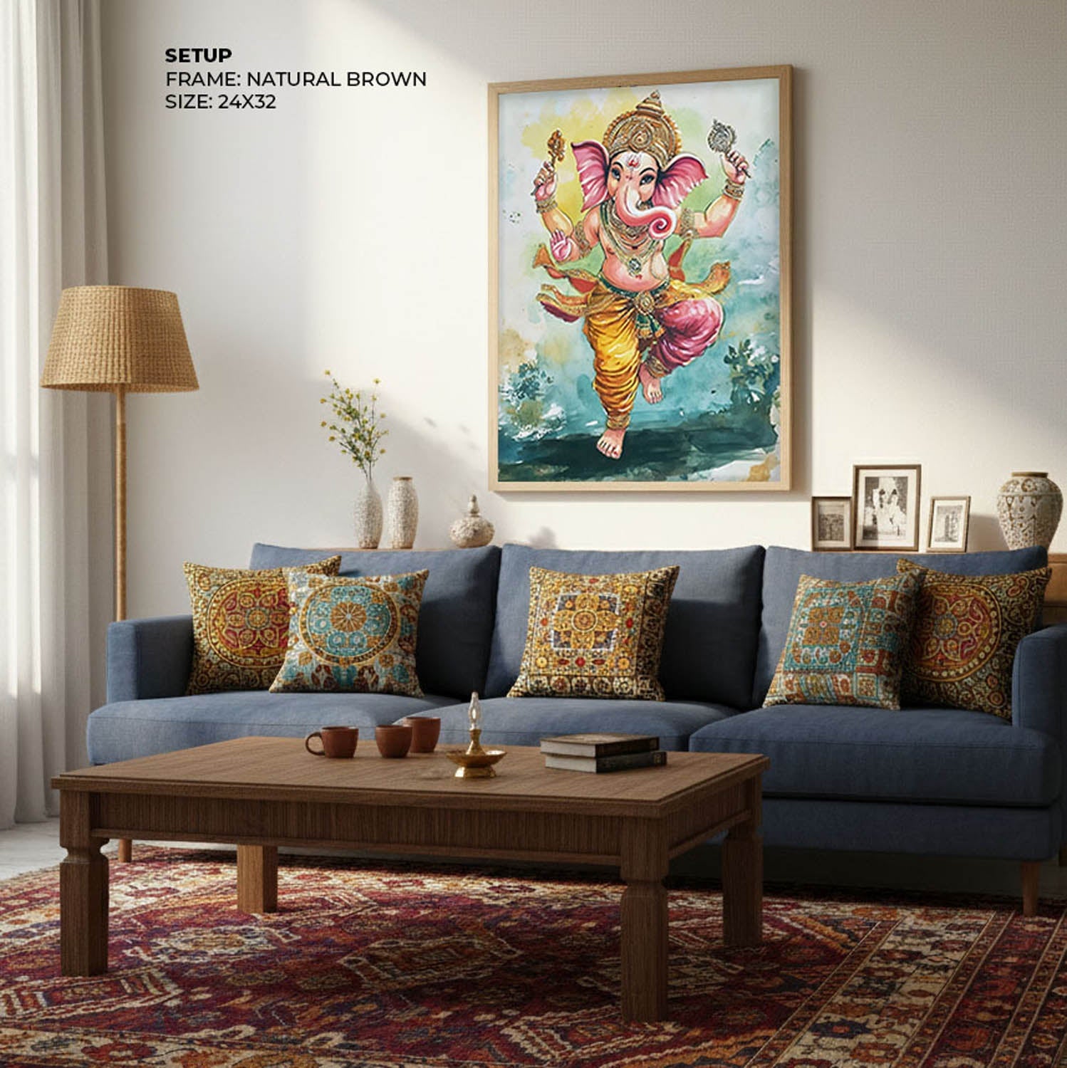 Lord Ganesh Dancing - God Painting