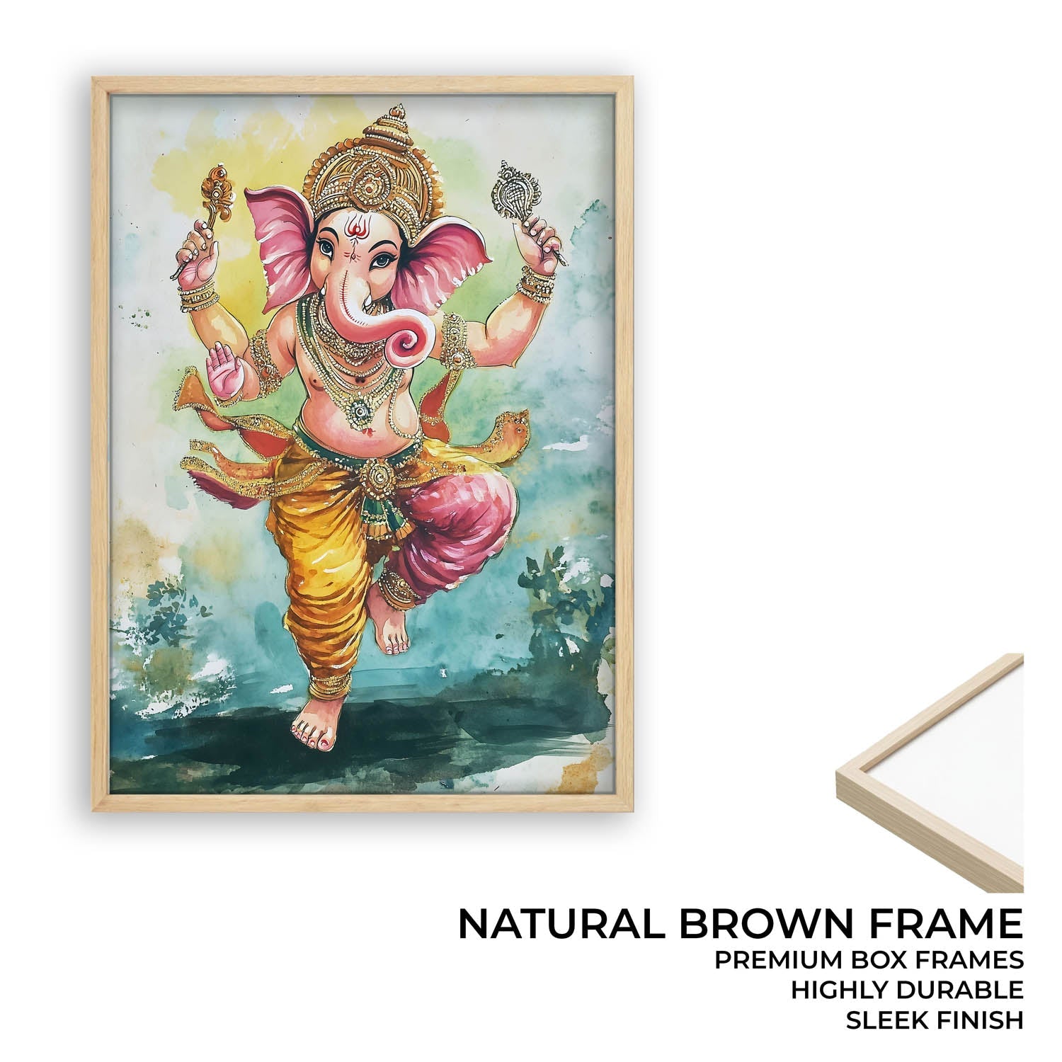 Lord Ganesh Dancing - God Painting
