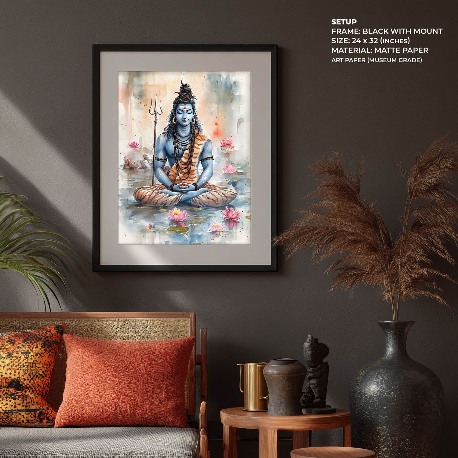 Lord Shiv Meditating - Vastu Painting