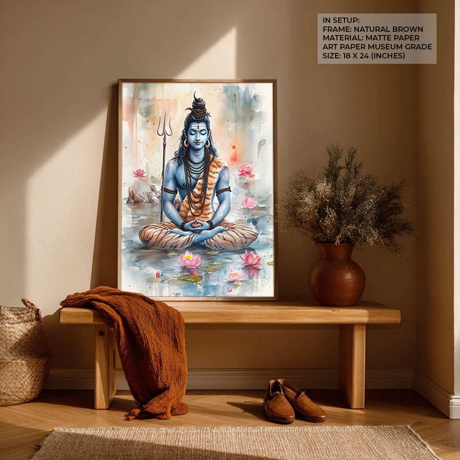 Lord Shiv Meditating - Vastu Painting