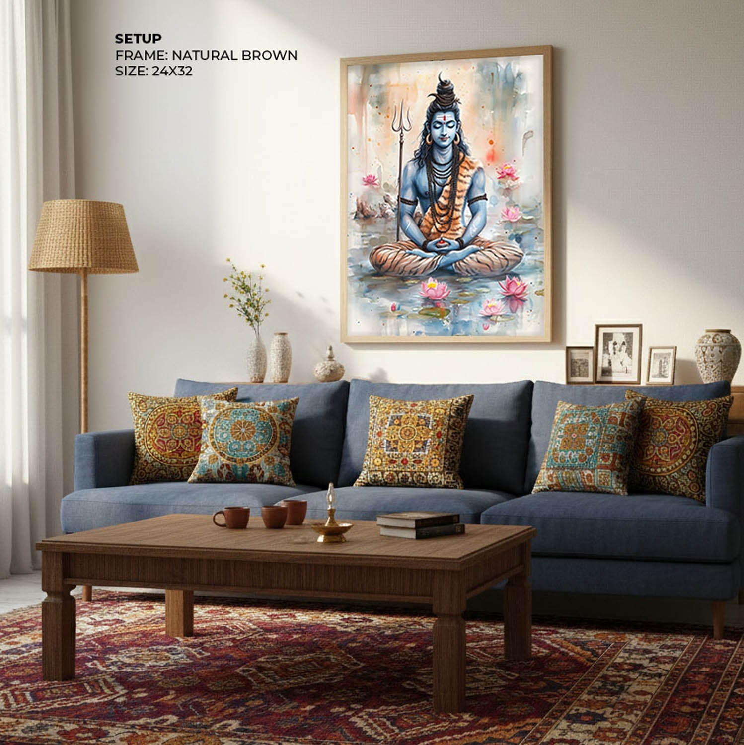 Lord Shiv Meditating - Vastu Painting
