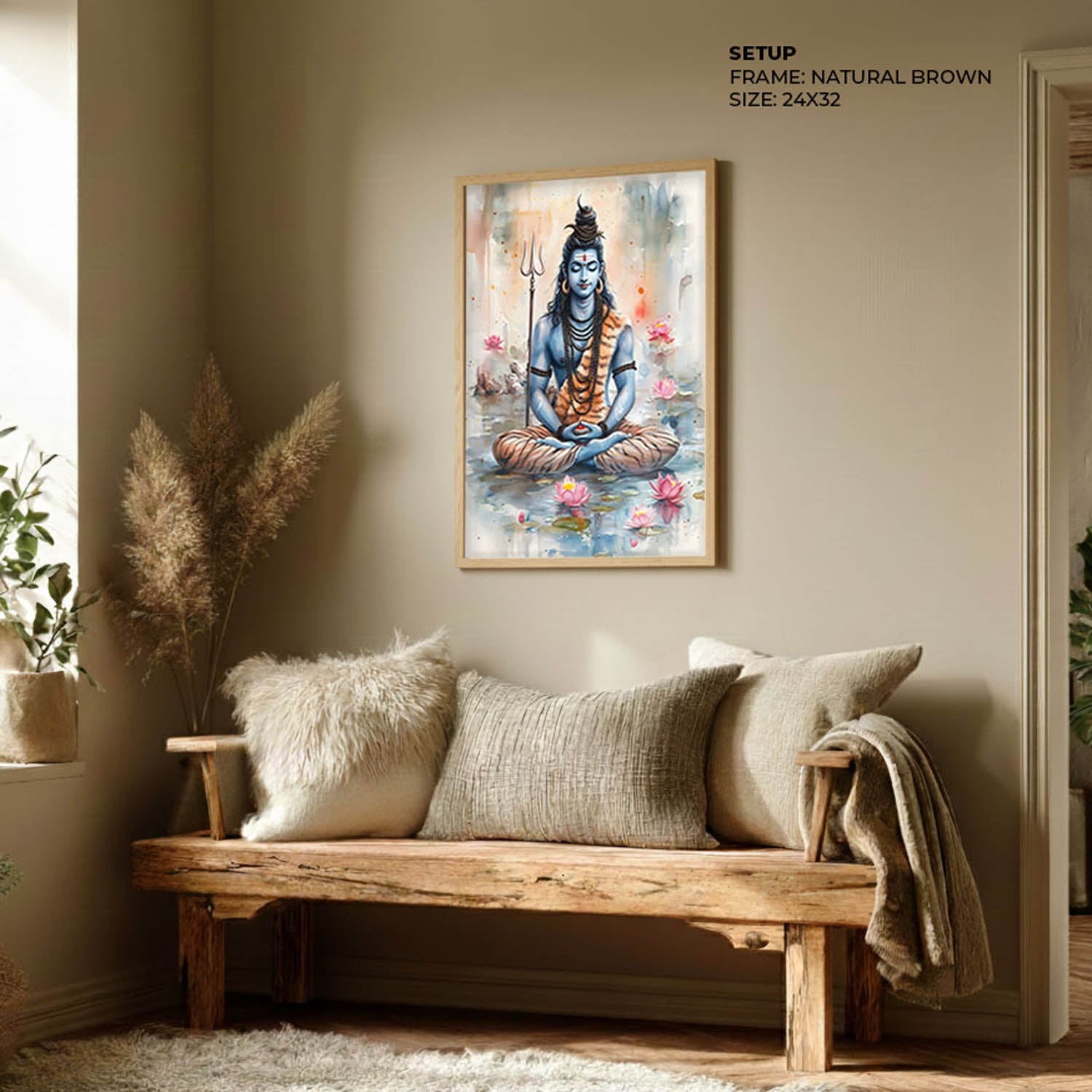 Lord Shiv Meditating - Vastu Painting