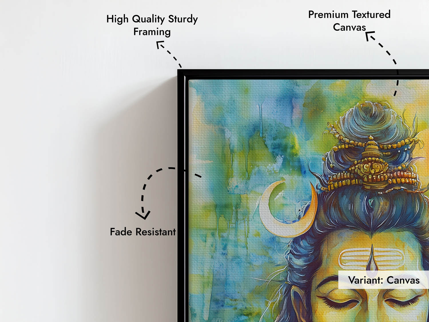 Lord Shiv in Dhyan - Vastu Painting