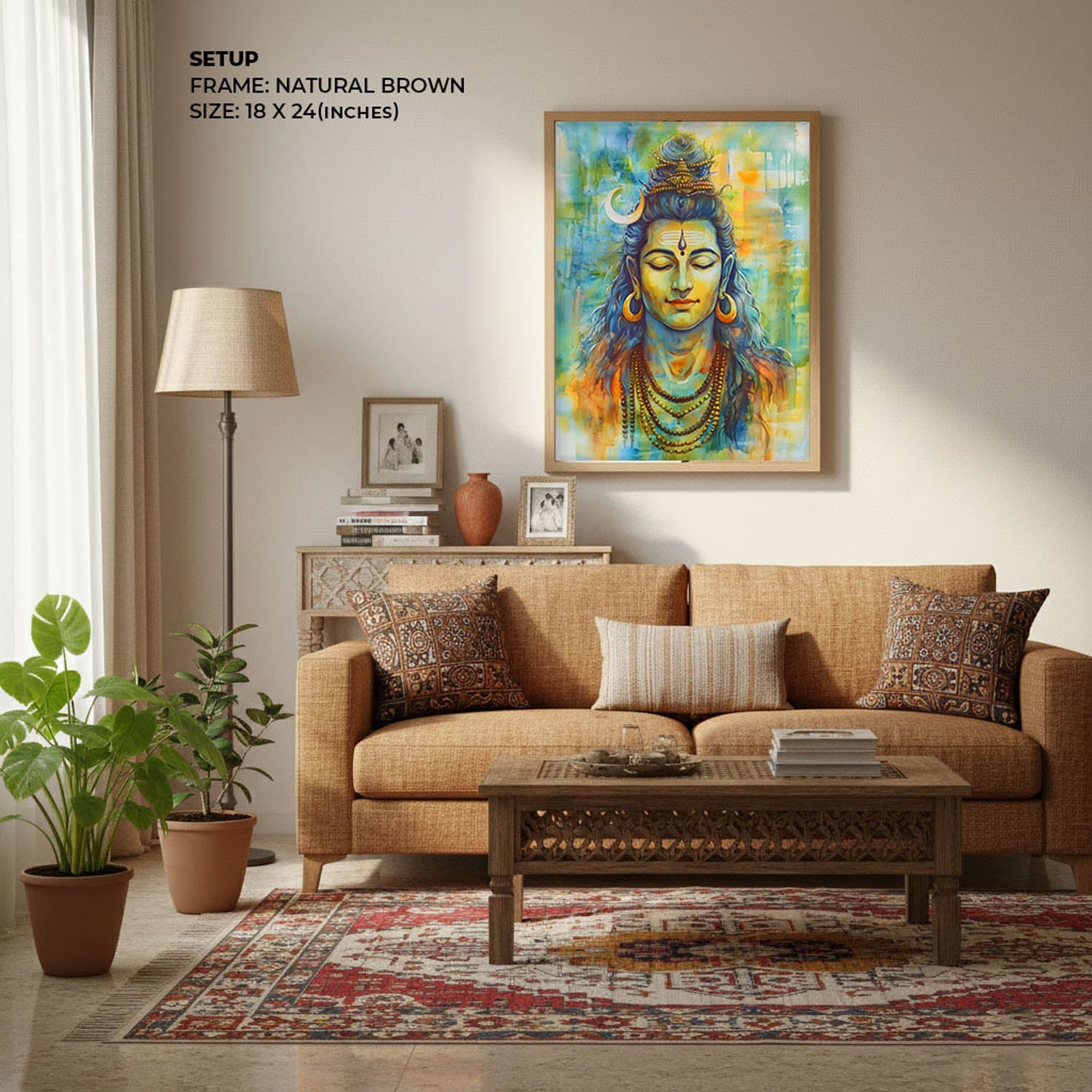 Lord Shiv in Dhyan - Vastu Painting