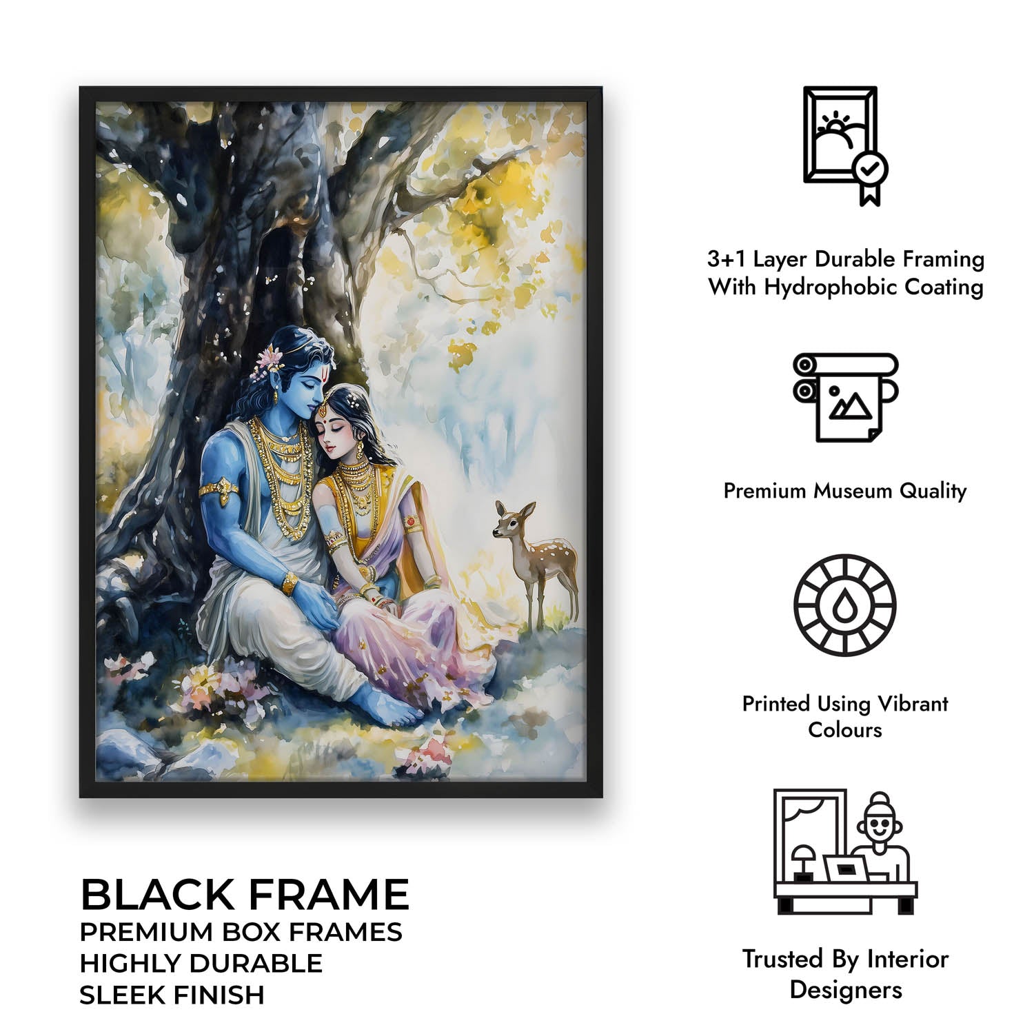 Ram Sita in Forest - Vastu Painting