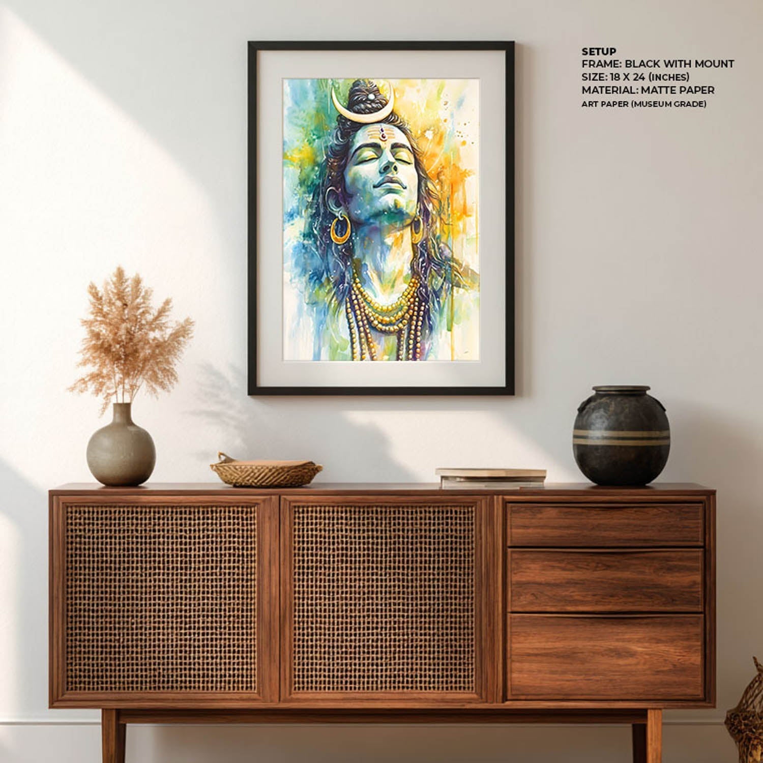 Shiv Meditating - Vastu Painting