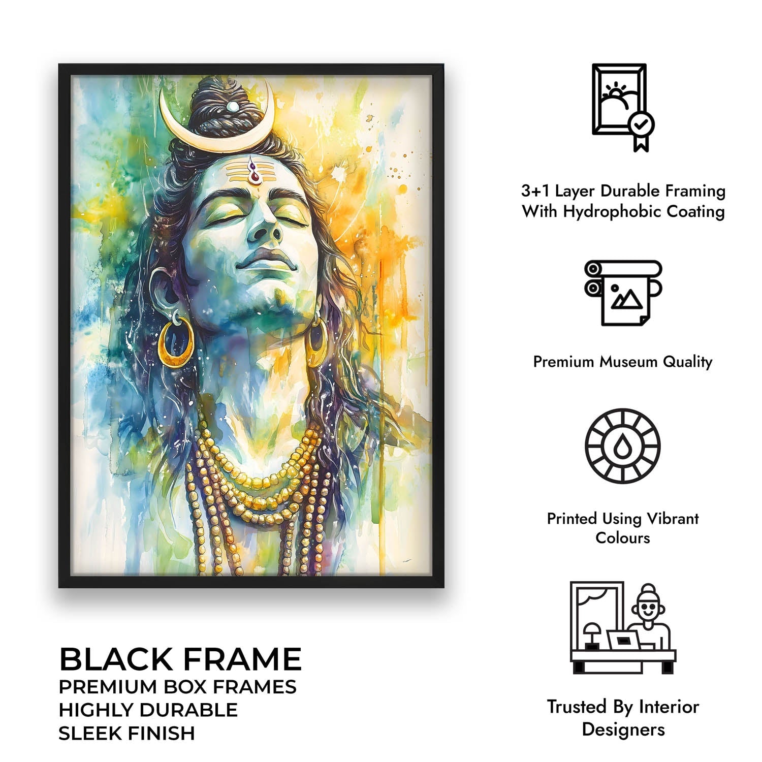 Shiv Meditating - Vastu Painting