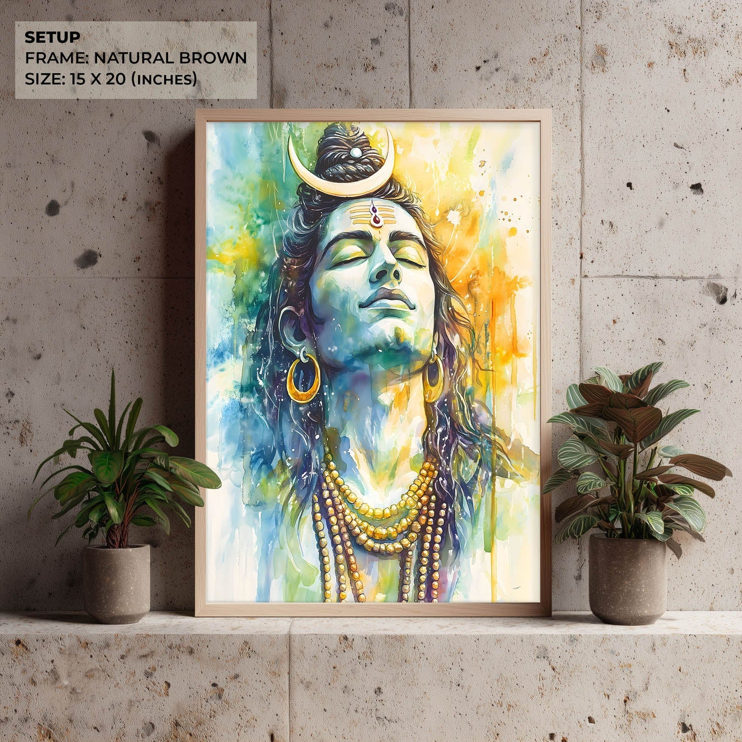 Shiv Meditating - Vastu Painting