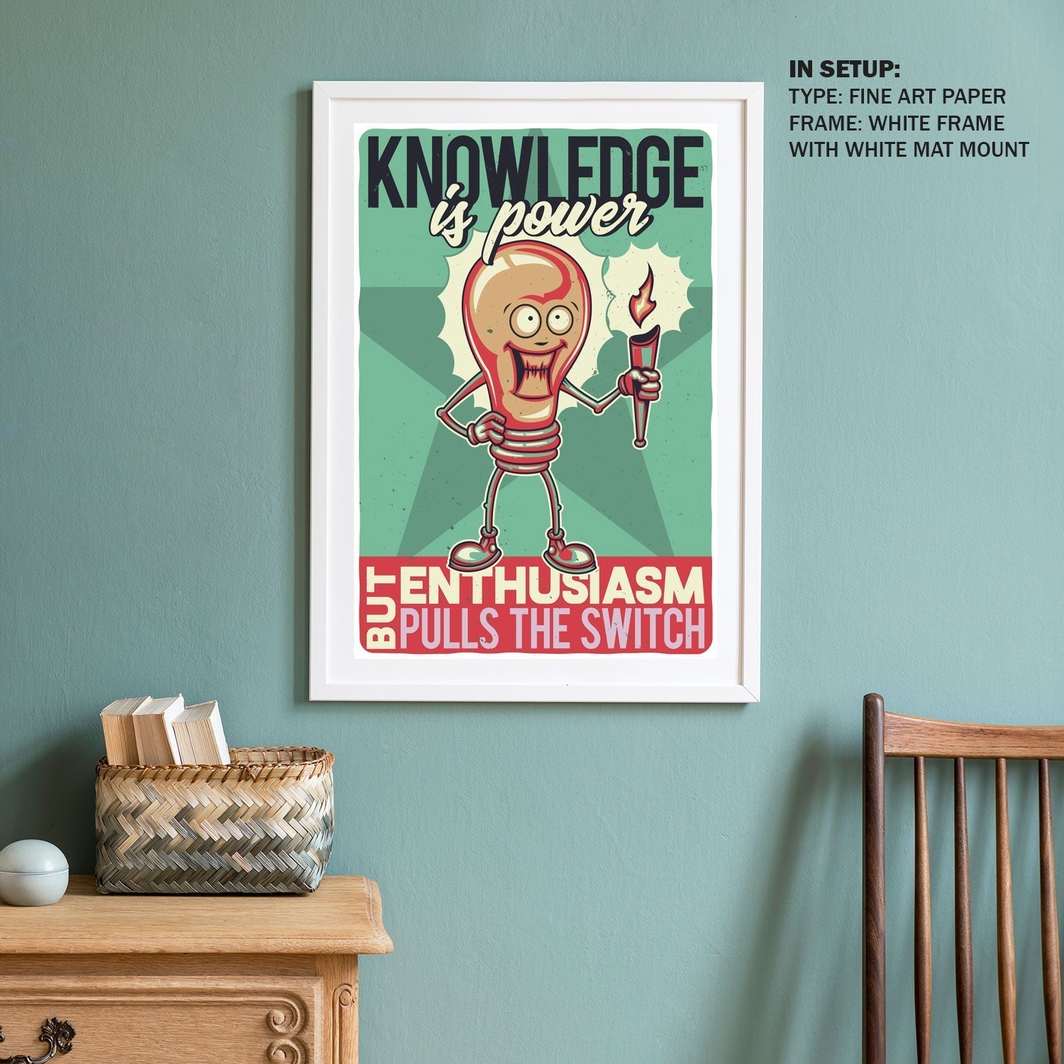 Knowledge is Power, Motivational Posters