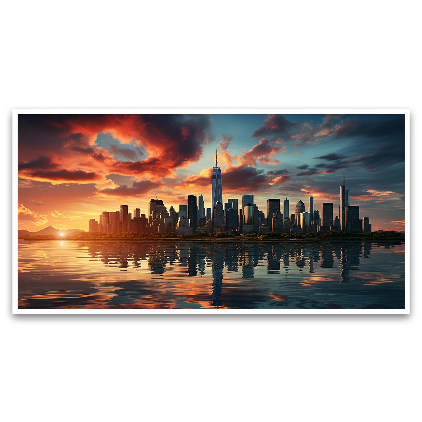 New York city Canvas Wall Painting for Living Room, Bedroom, Office.