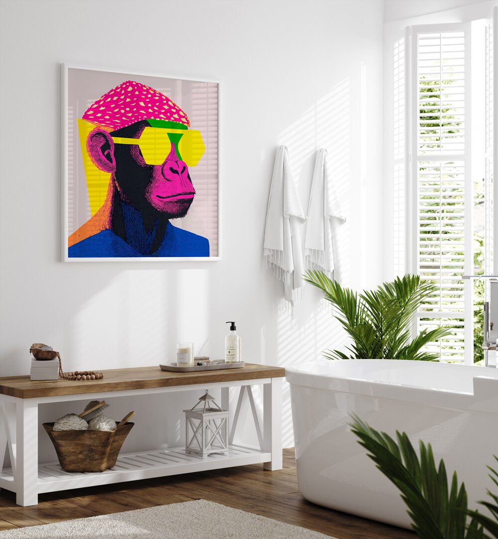 COOL MONKEY , POP ART PAINTINGS