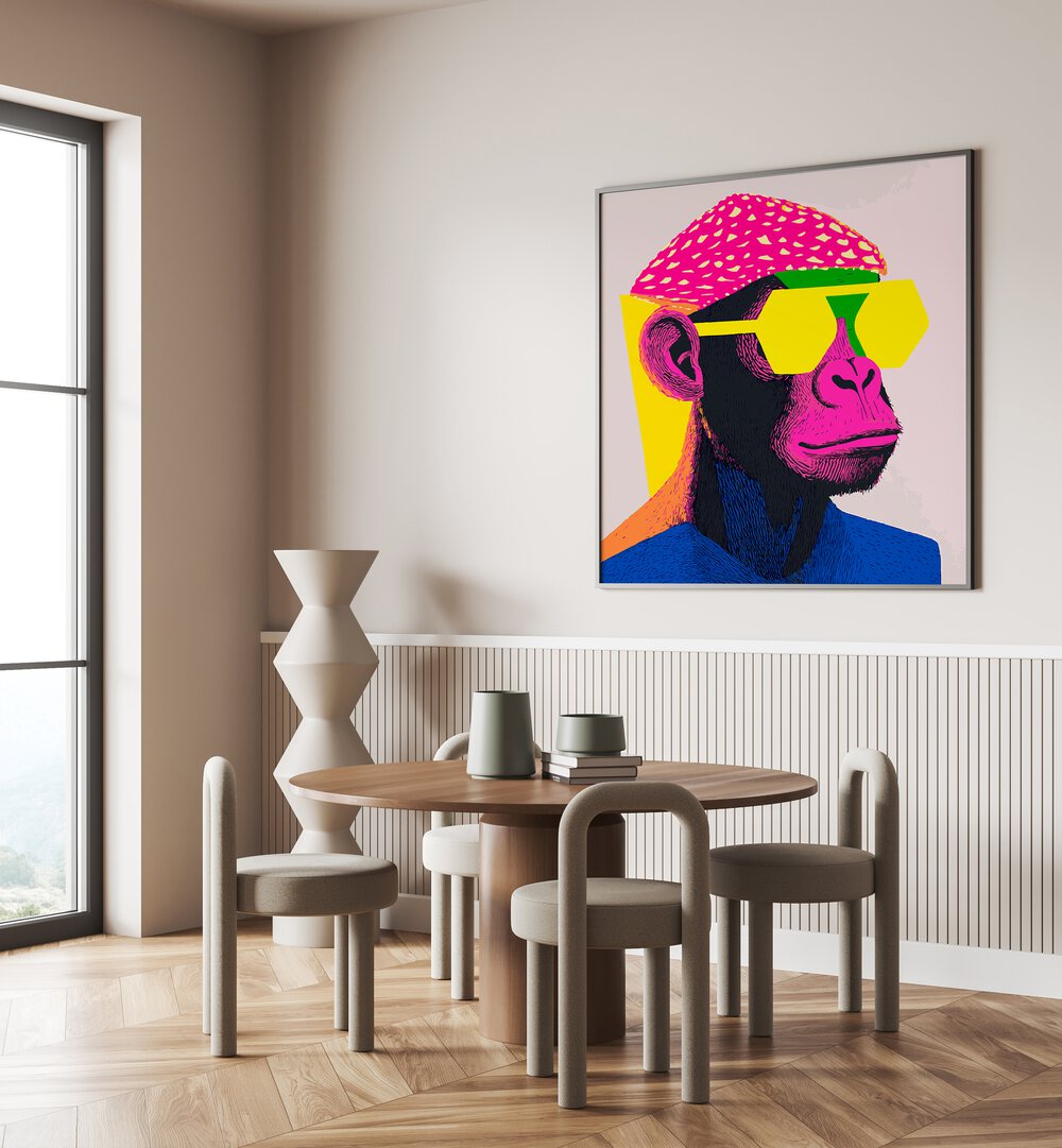 COOL MONKEY , POP ART PAINTINGS