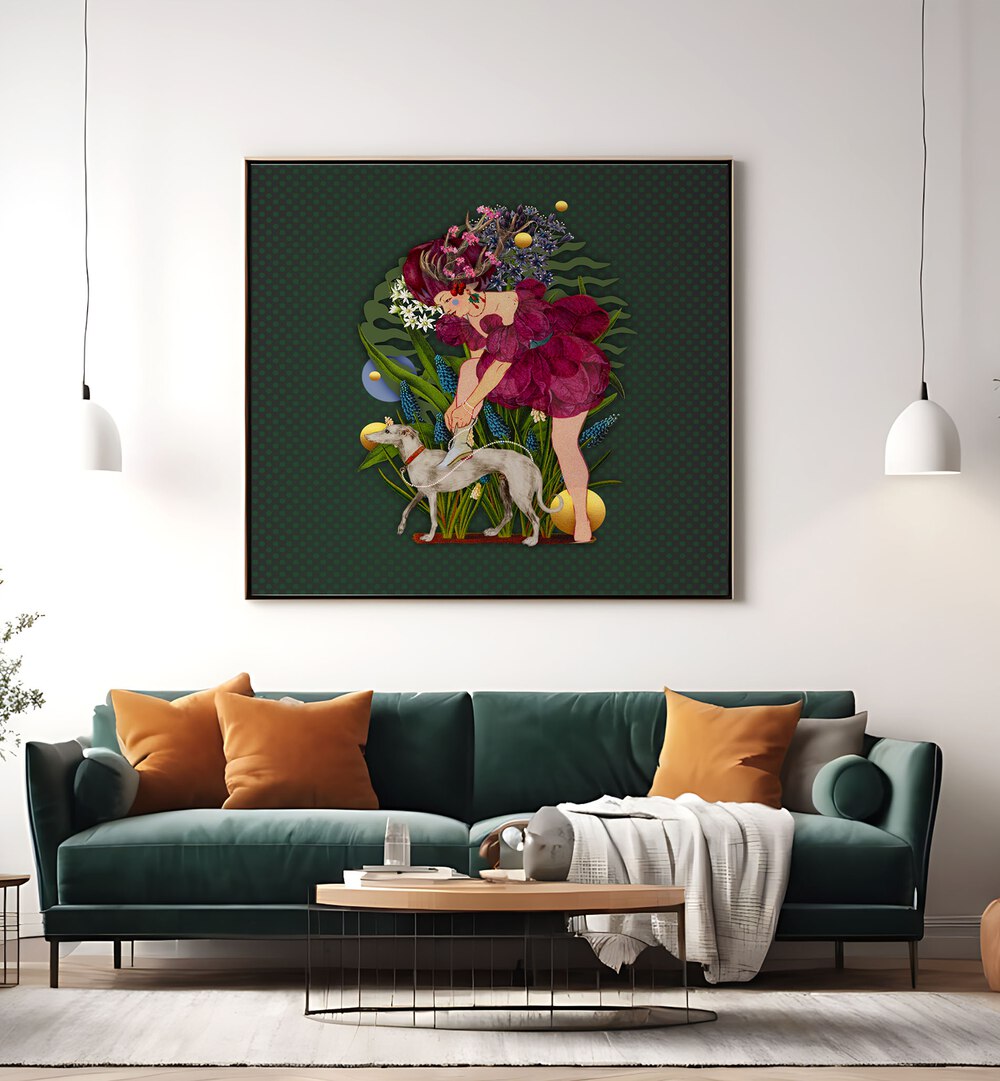 ENCHANTED FOREST IX , PORTRAITS & FIGURATIVE ILLUSTRATIONS