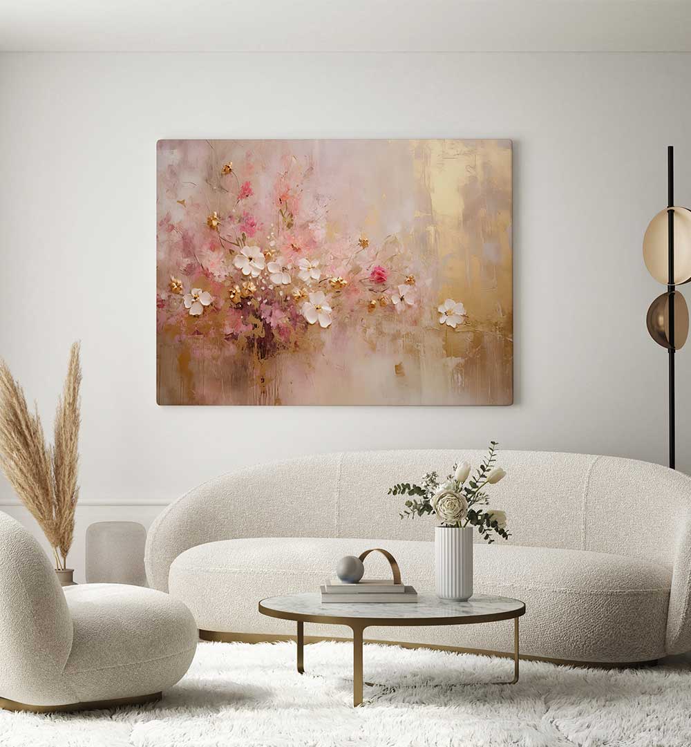 FA VINTAGE FLORAL IX , FLORAL FLOWER PAINTINGS
