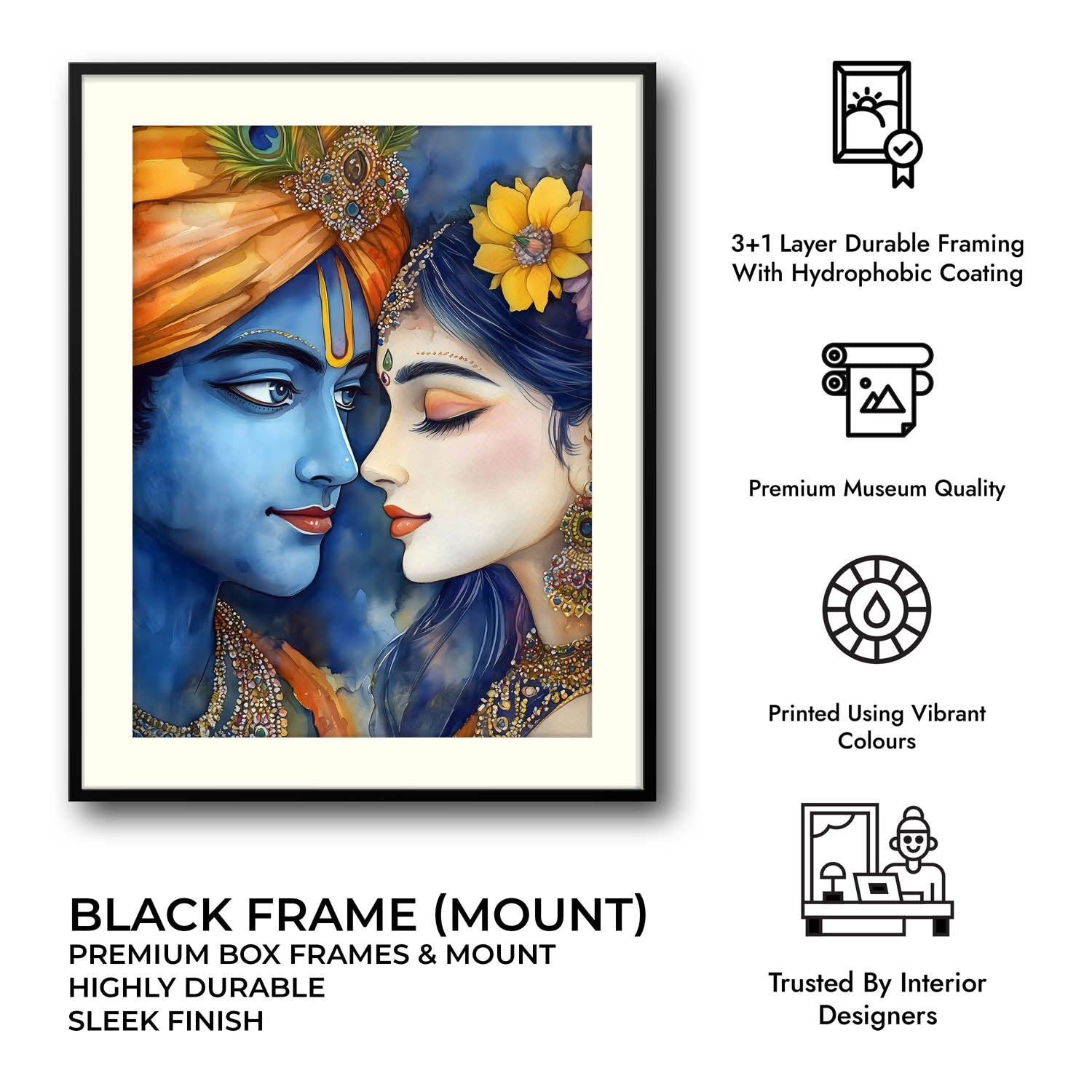 Krishna & Radha - Vastu Painting