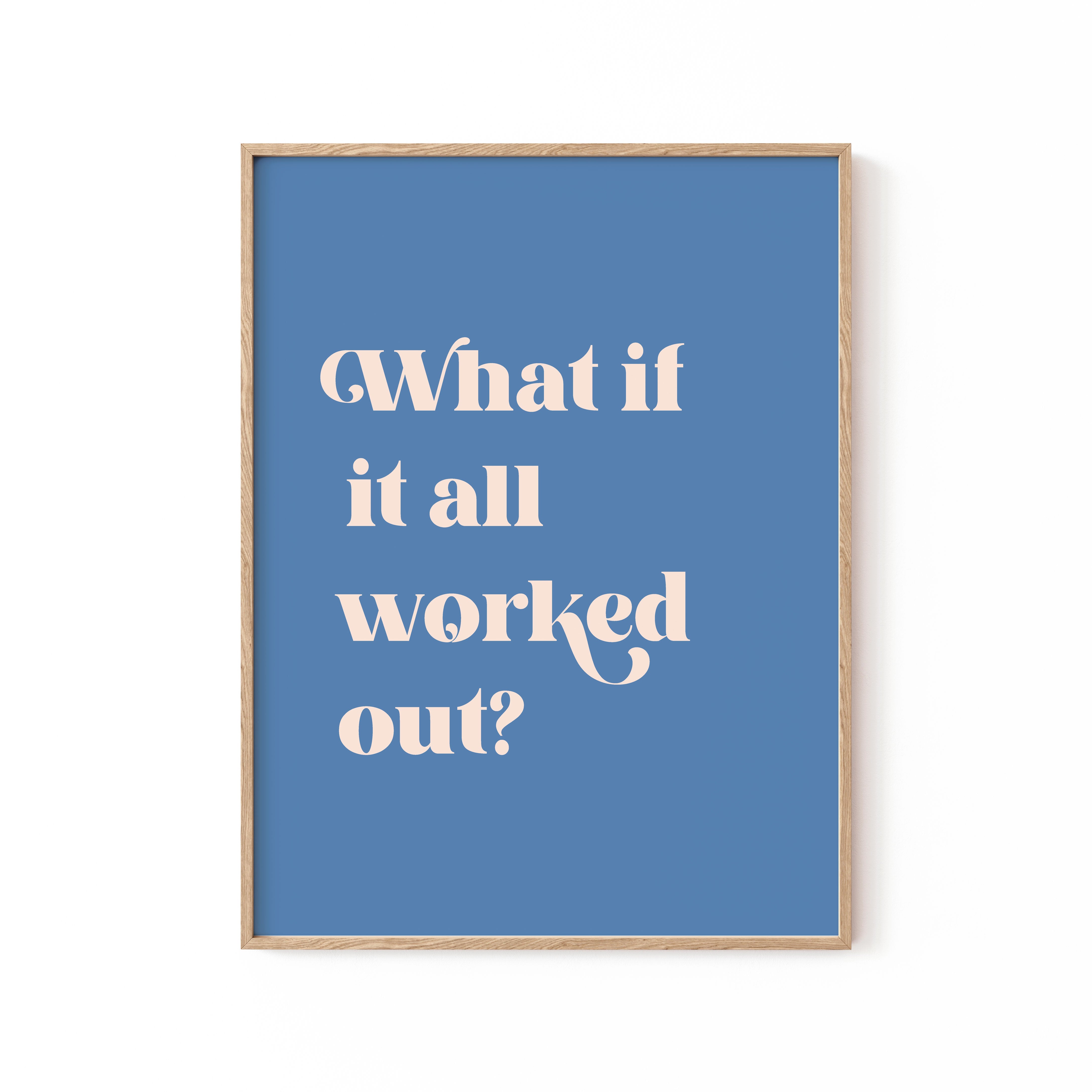 All Worked Out, Motivational Poster