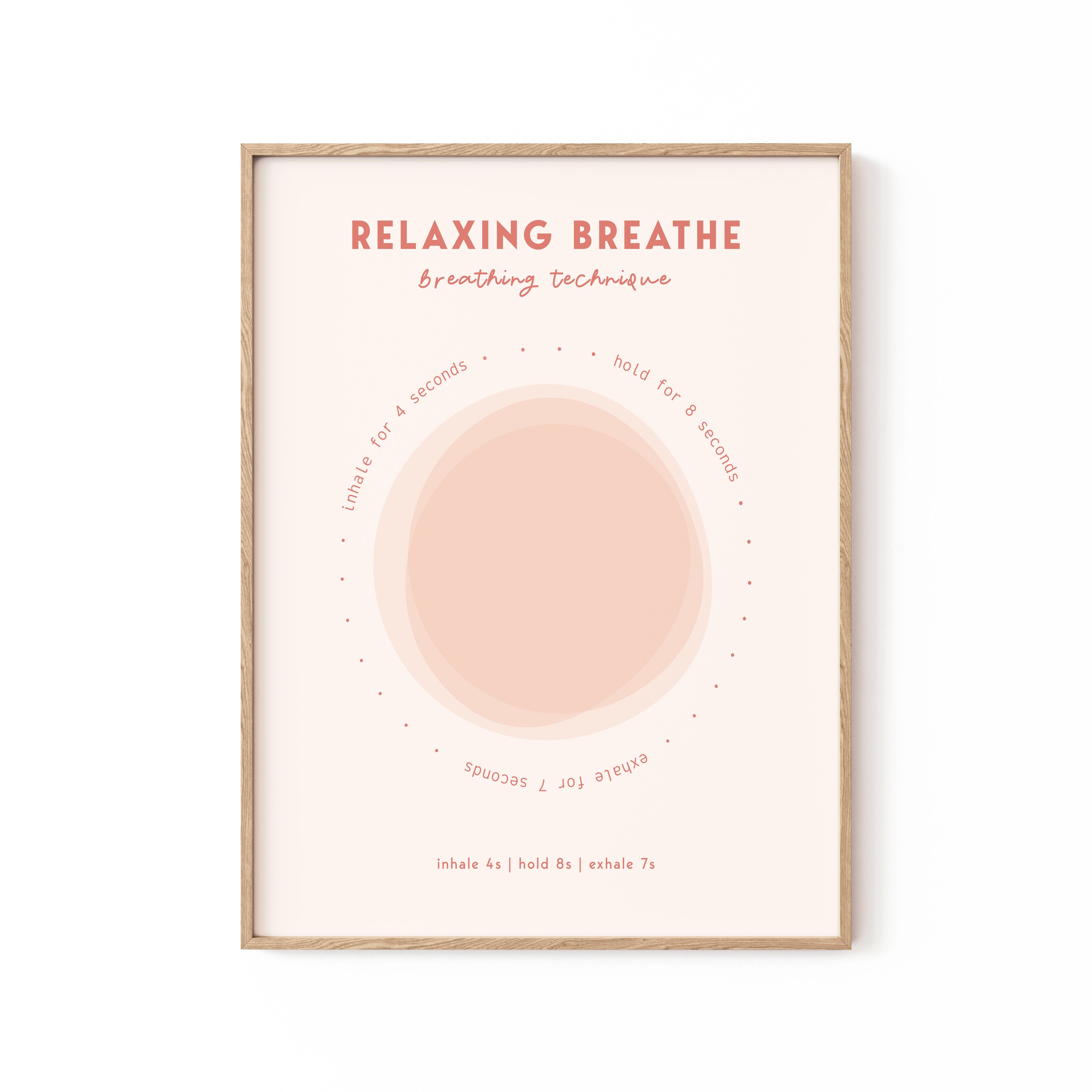 Relaxing Breathe, Motivational Poster