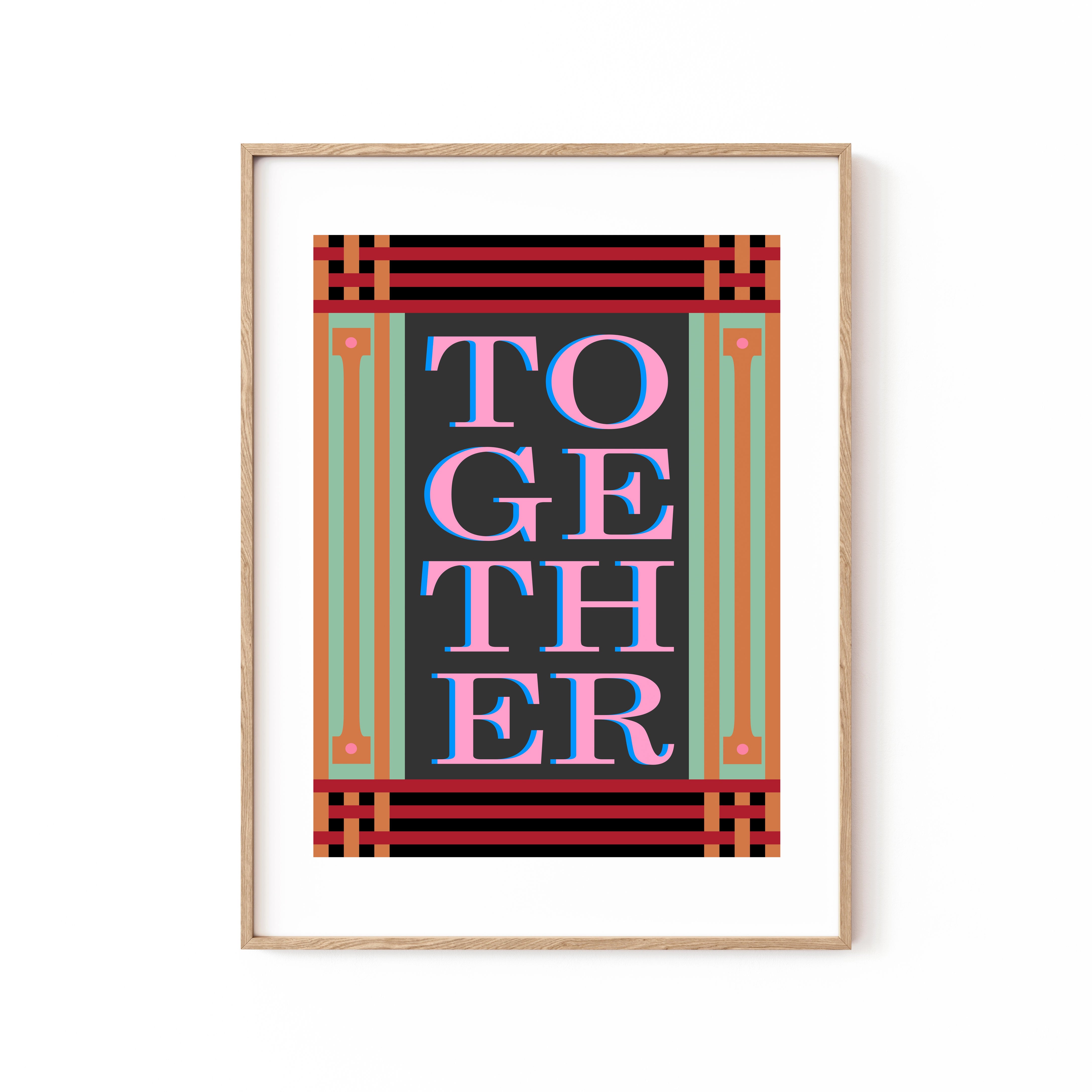 Together Black, Motivational Poster