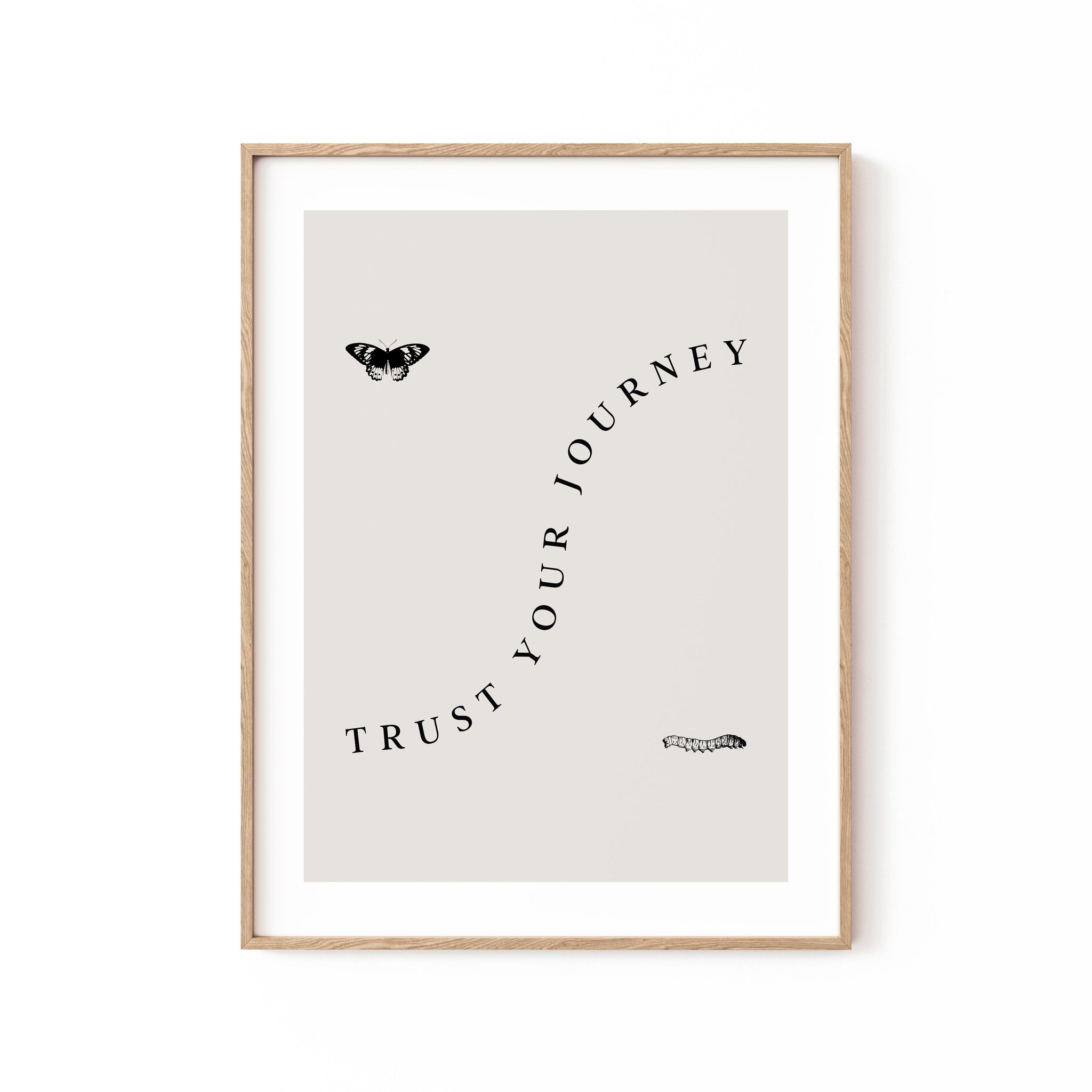 Trust Your Journey, Motivational Poster